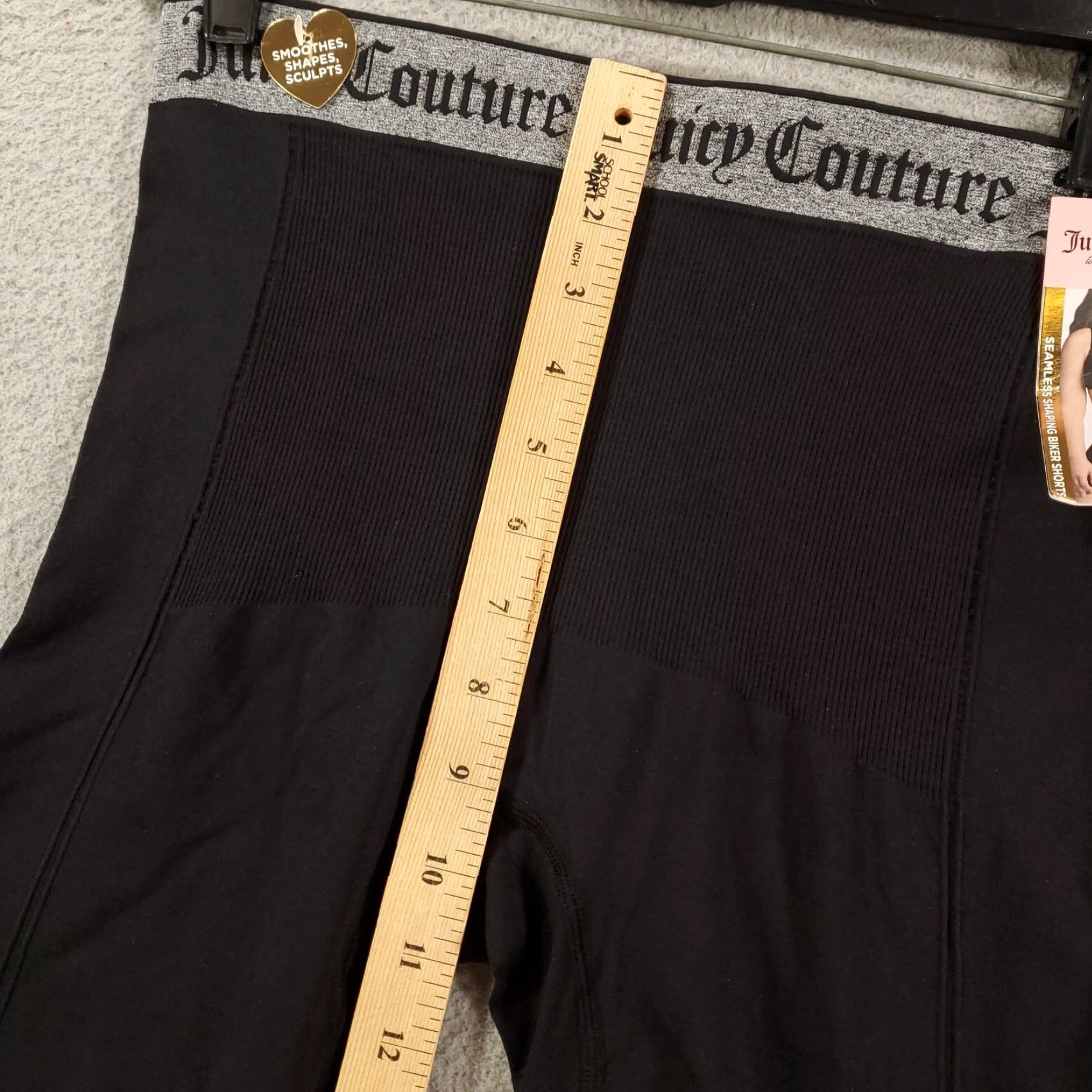 Juicy Couture Juicy Couture New Shapewear Bottoms Women 2X Black Seamless Shaping Biker Shorts Size 40" / US 18 - 5 Thumbnail