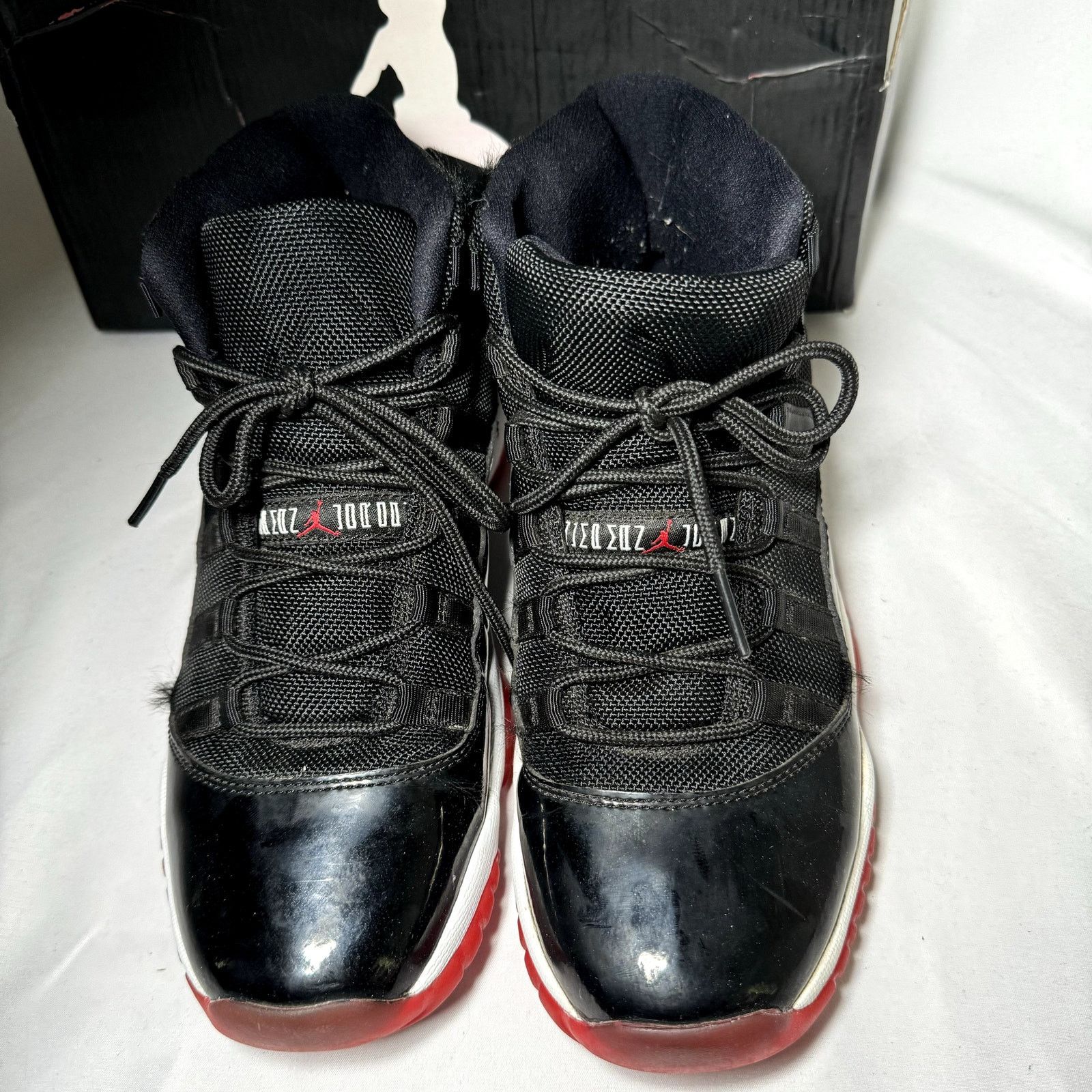 Jordan Brand × Nike Size 6.5 - Nike Air Jordan 11 Retro GS Bred 2012 Men's Shoes Size US 6.5 / EU 39-40 - 4 Thumbnail