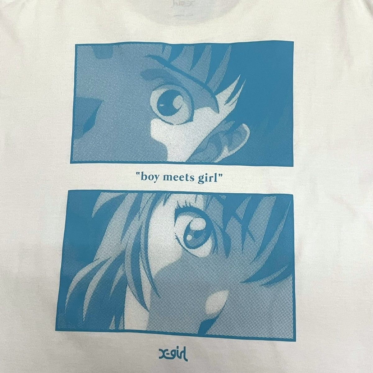 Xlarge X-Girl by XLarge X Evangelion "Boy Meets Girl" Tee Size US L / EU 52-54 / 3 - 6 Thumbnail