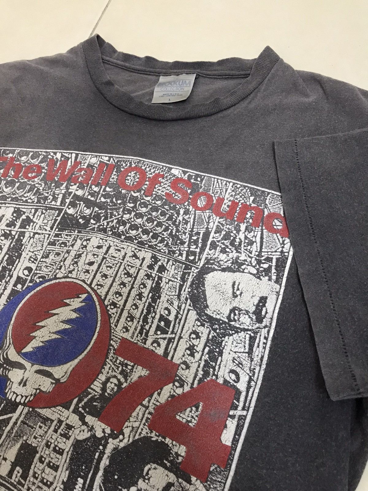 Brockum Vintage Grateful Dead 1974 The Wall Of Sound T-Shirt GDL L Size US L / EU 52-54 / 3 - 10 Thumbnail