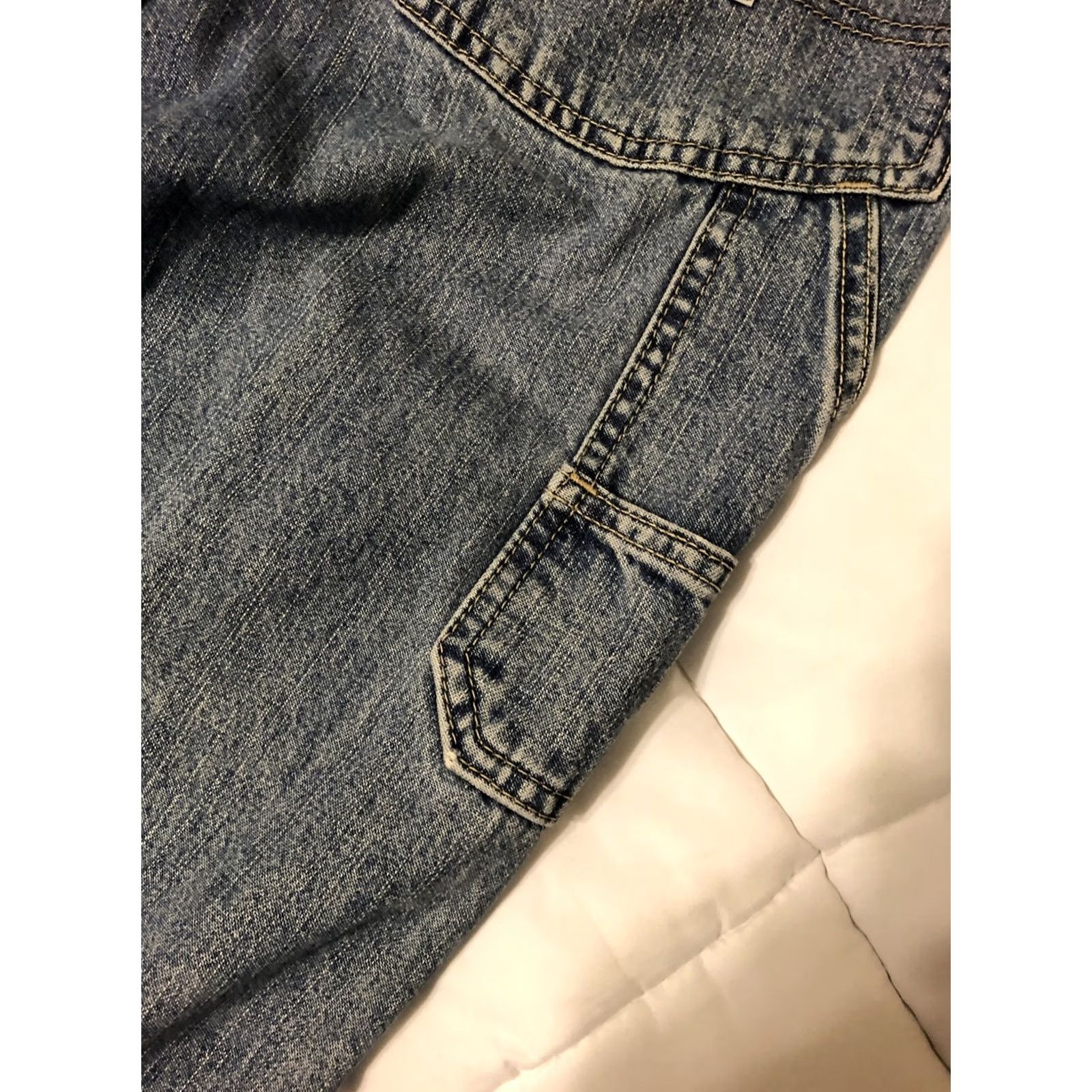 Levi's VINTAGE Levi's Carpenter Jeans Denim 90s Mens W36xL29 Regular Blue Cotton Jeans Size US 36 / EU 52 - 5 Thumbnail