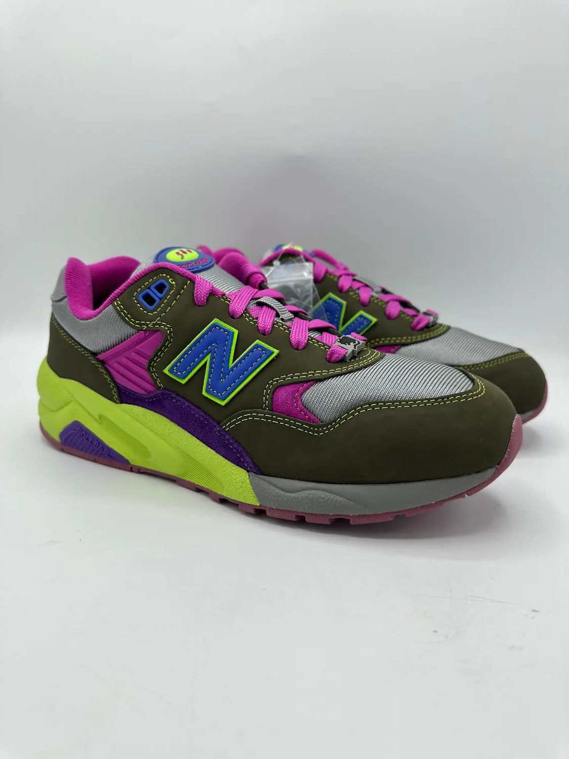 New Balance × Stray Rats Stray Rats New Balance 580 Khaki Purple Size US 8.5 / EU 41-42 - 1 Thumbnail