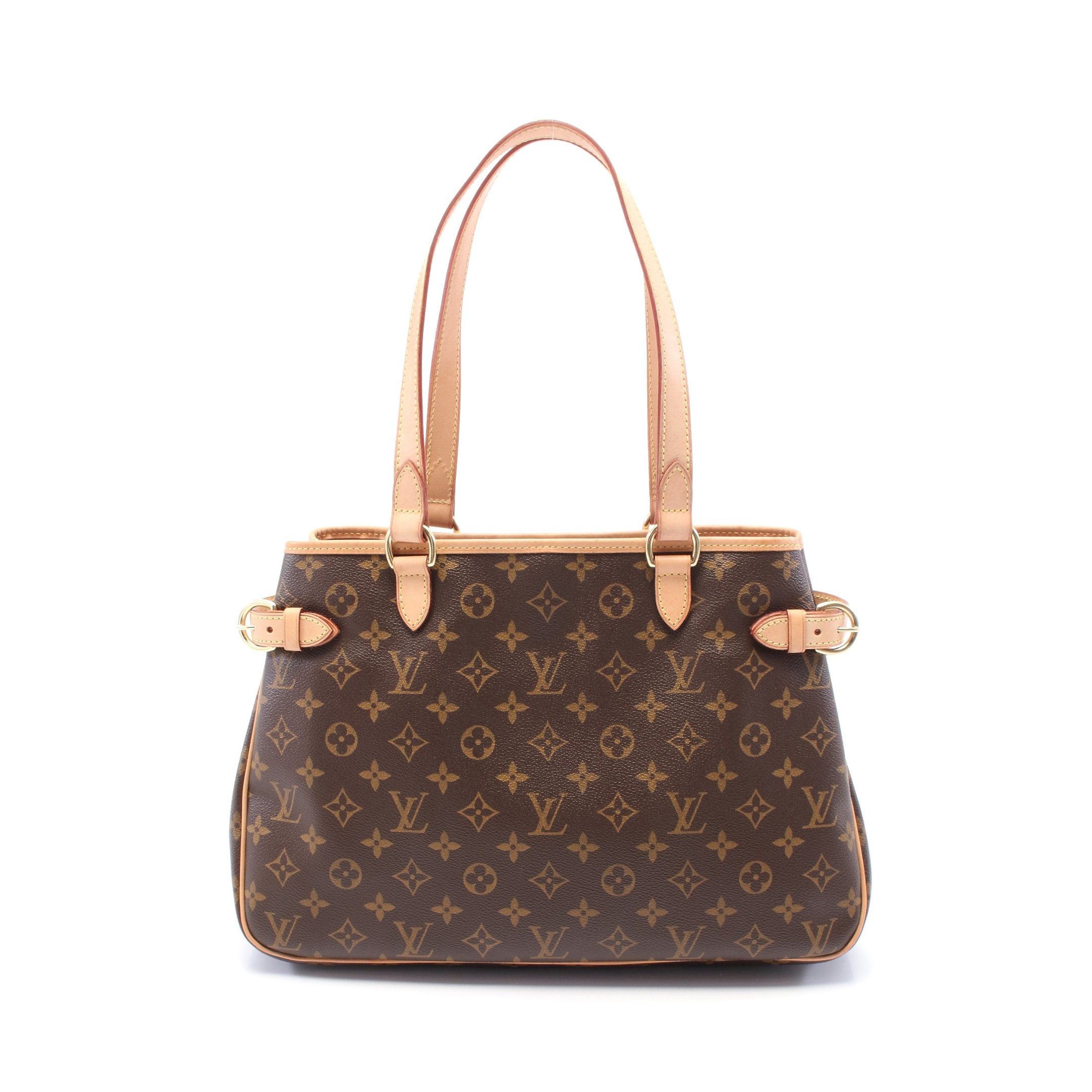 Louis Vuitton Louis Vuitton Batignolles Horizontal Monogram Shoulder Bag Leather Brown Size ONE SIZE - 1 Thumbnail