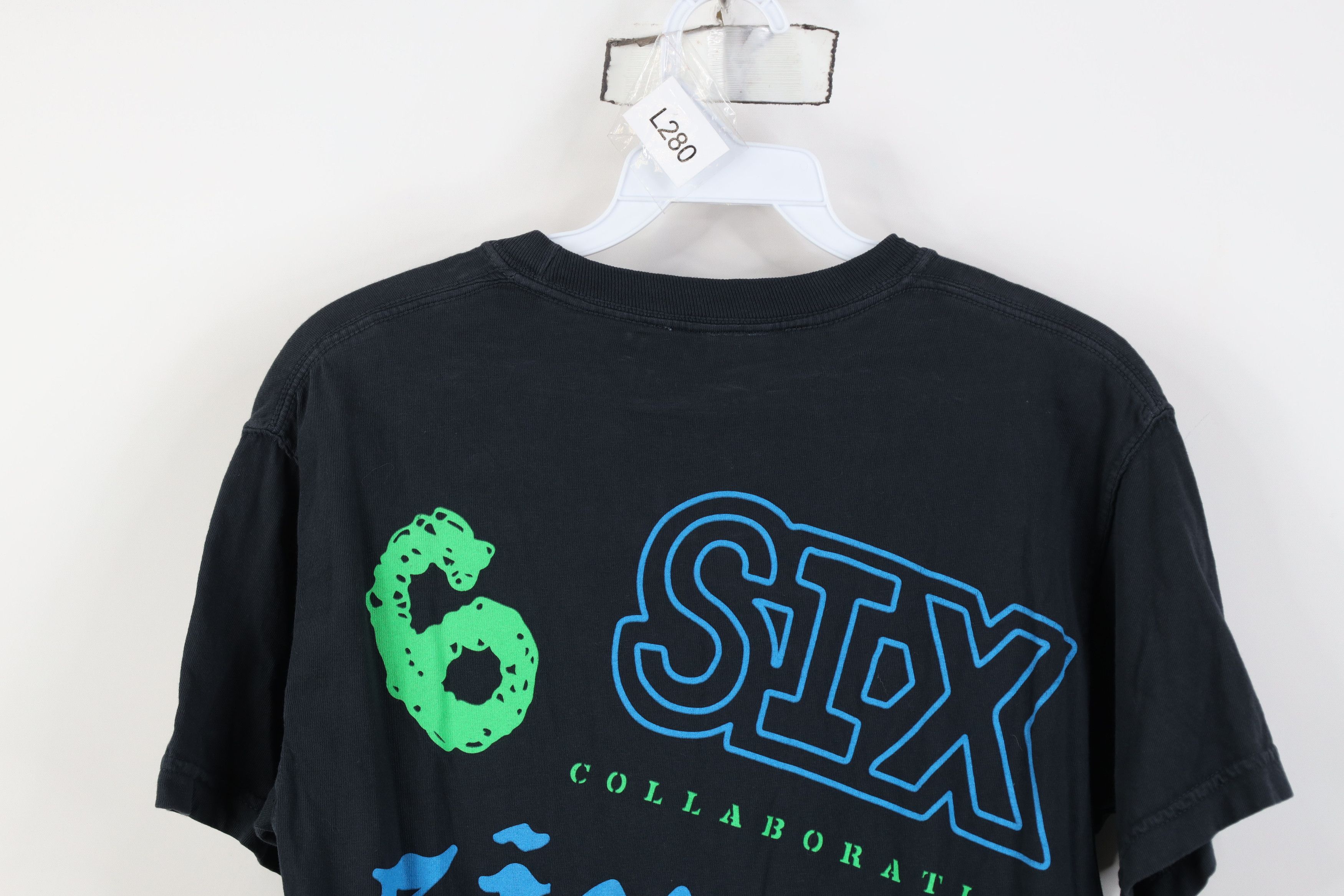 Vintage Ed Sheeran x Chinatown Market Six Short Sleeve T-Shirt Black Size US S / EU 44-46 / 1 - 15 Thumbnail