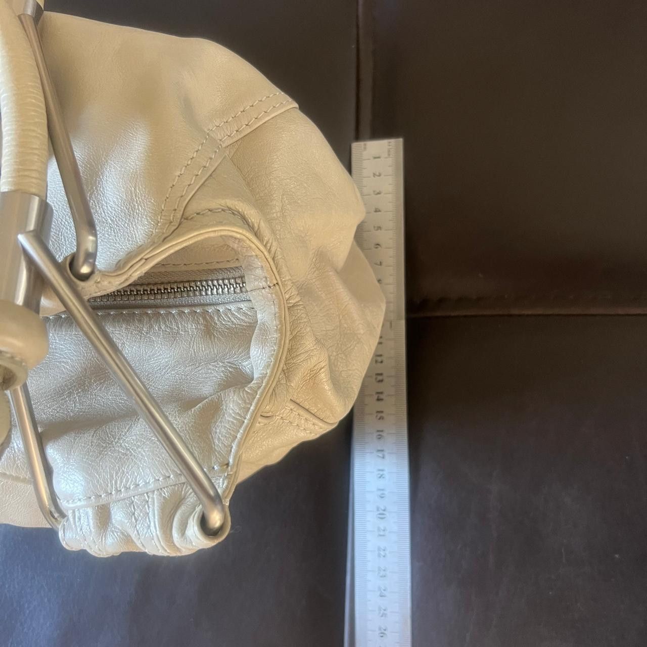 Other Dissona Leather Shoulder/Tote Bag – Cream Brown • Leather Size ONE SIZE - 8 Thumbnail