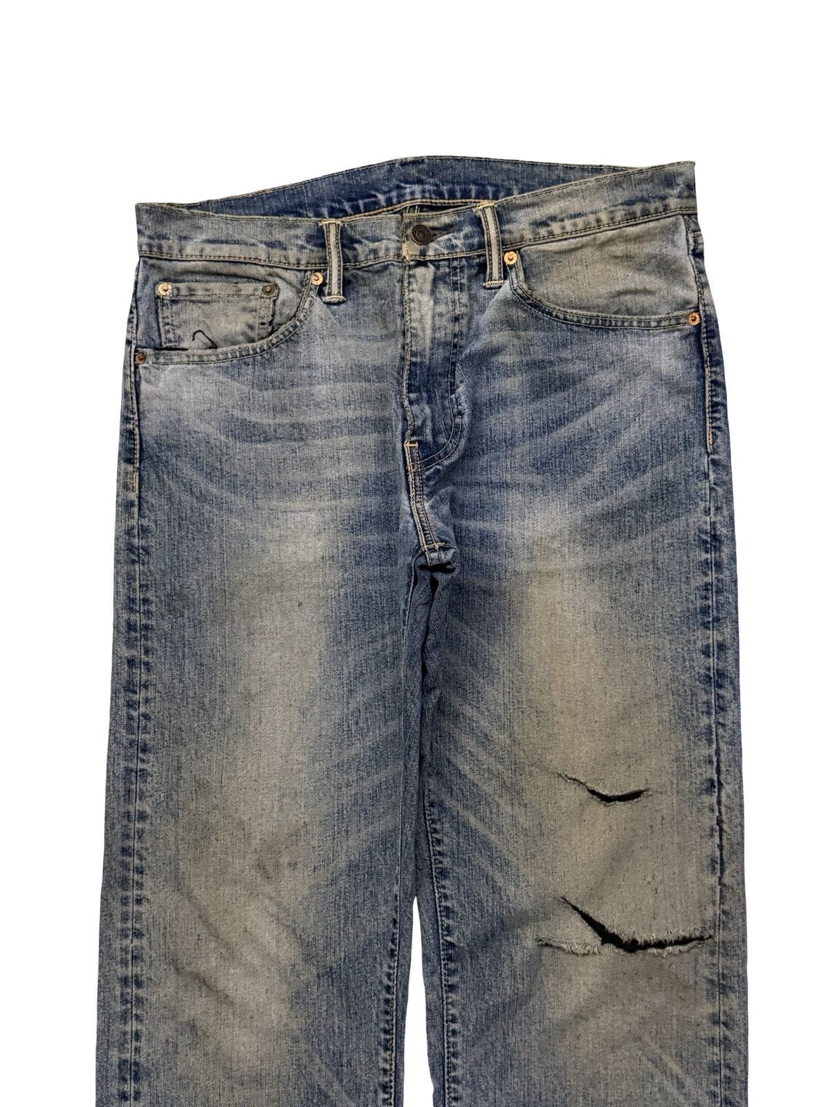 Levi's Vintage Levi’s 505 Denim Jeans | Vintage Heavy Fade | W33 Size US 33 - 4 Thumbnail