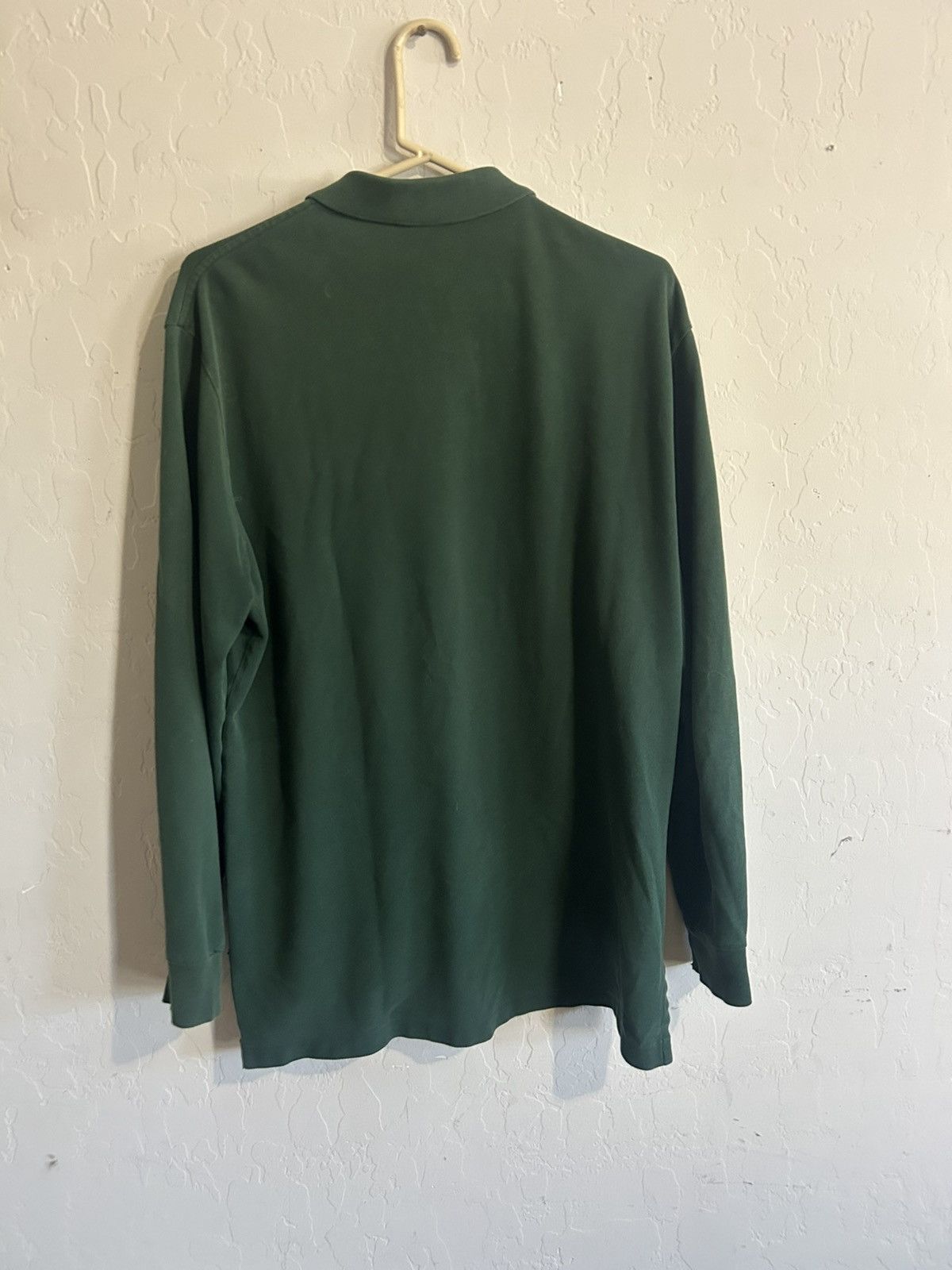 Polo Ralph Lauren Vintage Polo Ralph Lauren Long Sleeve Green Polo Size Large Size US L / EU 52-54 / 3 - 3 Thumbnail