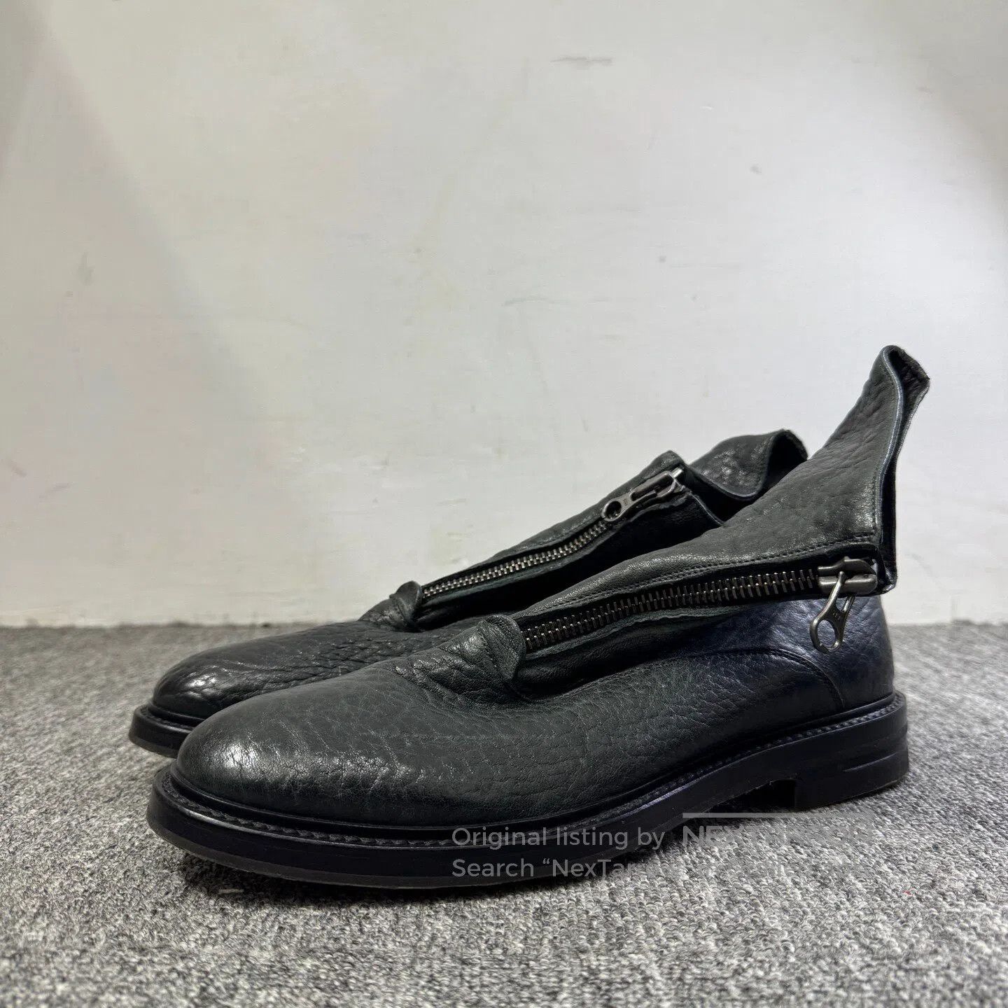 Alexander McQueen ALEXANDER MCQUEEN Zipper leather boot| Size US 7 / EU 40 - 2 Thumbnail