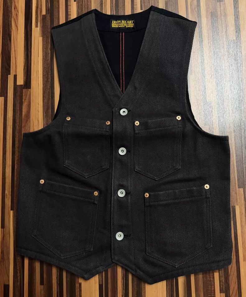 Iron Heart Iron heart Iron core Nissan heavy multi-pocket waistcoat Size US S / EU 44-46 / 1 - 1 Thumbnail