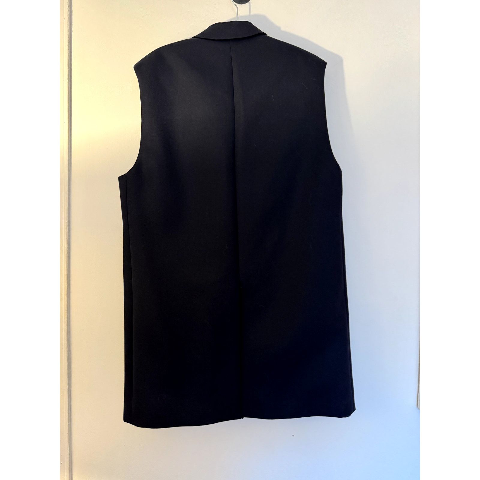 Miu Miu Miu Miu SS20 Black Oversized Cady Vest Size XS / US 0-2 / IT 36-38 - 2 Thumbnail