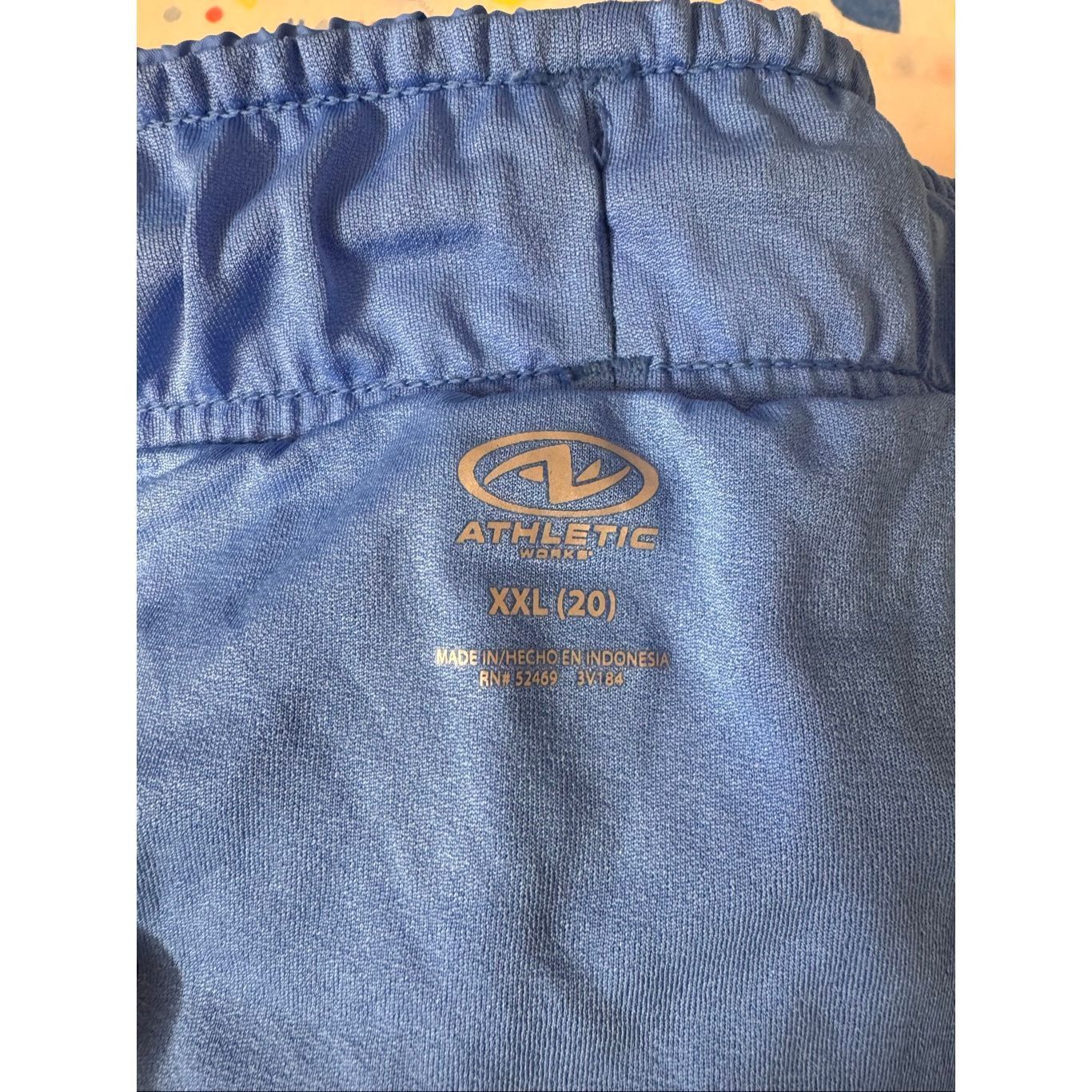 Athletic Works Athletic Works Blue Running Shorts Women’s XXL (20) — Lined Lightweight Activewear Size 34" / US 12 / IT 48 - 3 Thumbnail