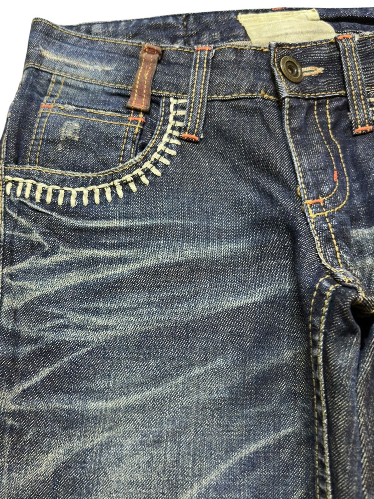 Hysteric Glamour Vintage Lolita Flare Whiskers Buckle Back Denim Size US 30 / EU 46 - 3 Thumbnail