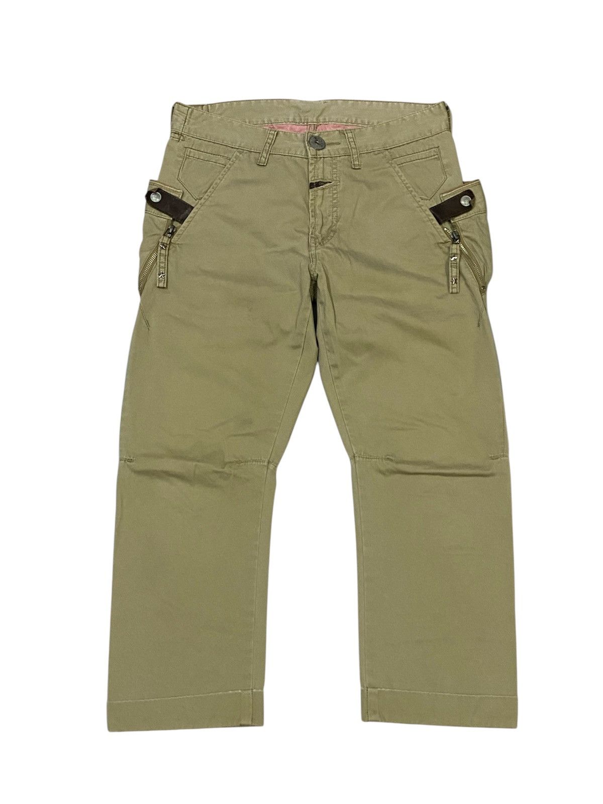 Marithe + Francois Girbaud Marithe Francois Girbaud Double Waist Cropped Pants Size US 30 / EU 46 - 2 Thumbnail