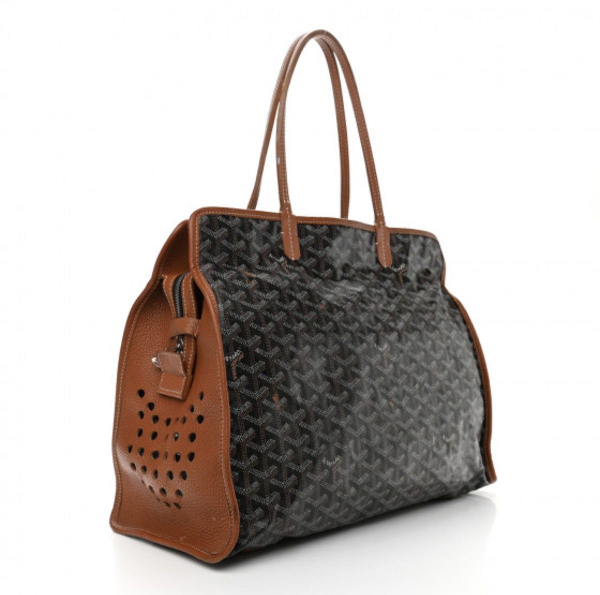Goyard GOYARD Goyardine Sac Hardy Pet Carrier PM in Black and Brown Size ONE SIZE - 1 Thumbnail