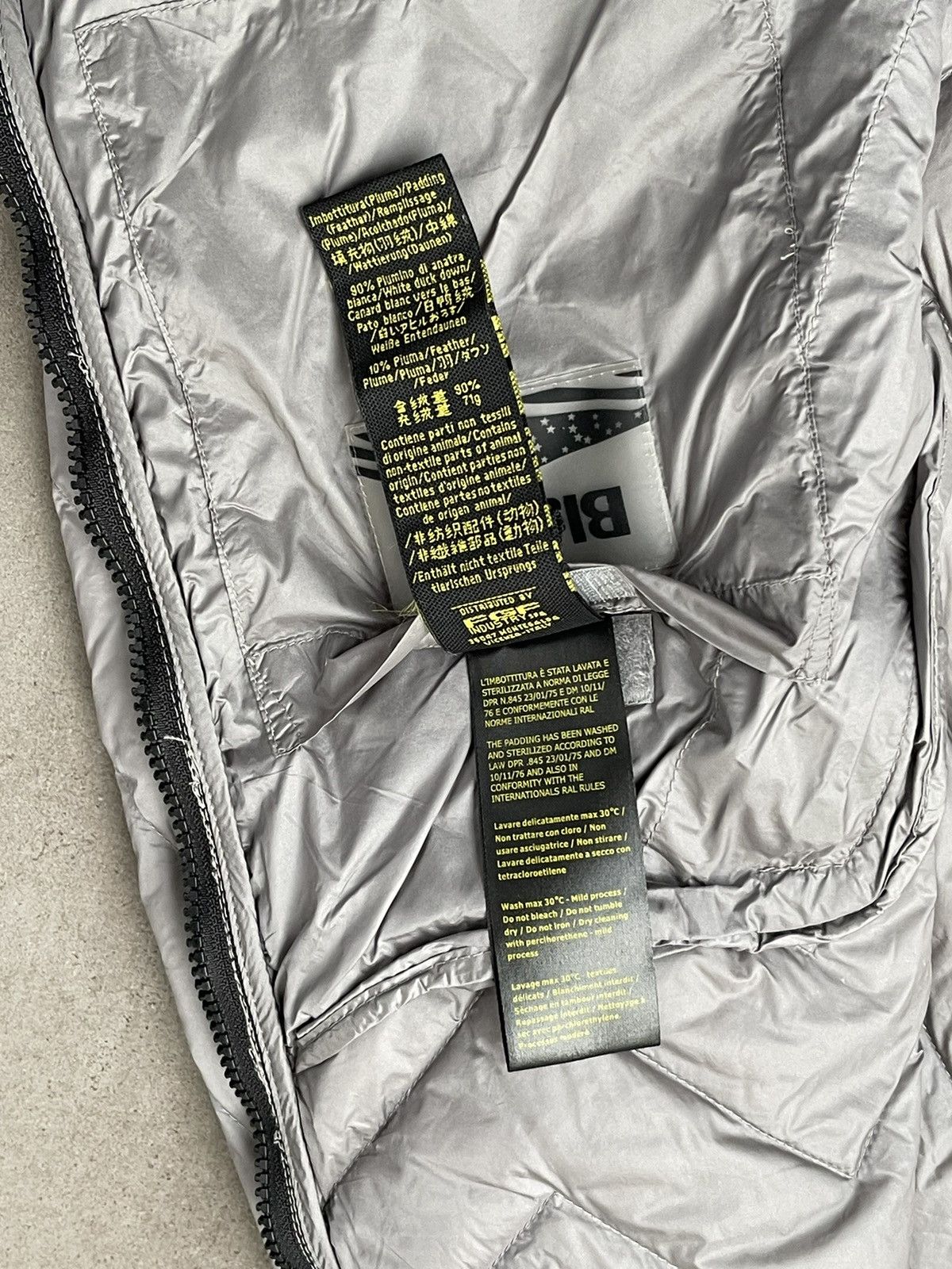Other Blauer USA Sleeve Logo Quilted Grey Light Puffer Jacket Size US M / EU 48-50 / 2 - 19 Thumbnail
