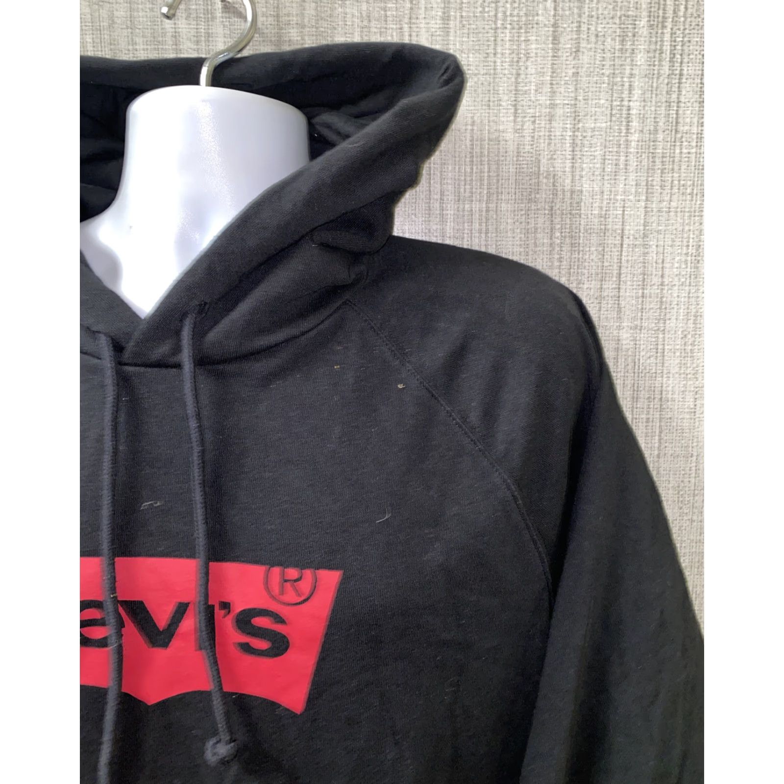 Levi's Levi’s Hoodie Pullover Drawstring Black XL Mens Size US XL / EU 56 / 4 - 2 Thumbnail