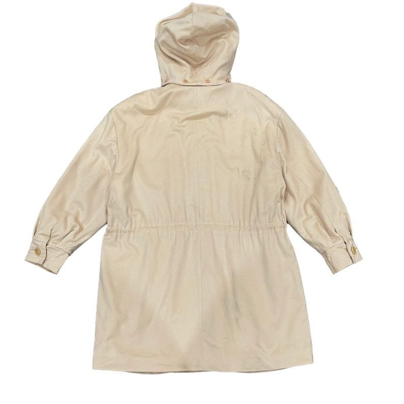 Designer × Escada × Vintage Vintage ESCADA Faux Fur Hoodie Cashmere Wool Down Jacket Size M / US 6-8 / IT 42-44 - 7 Thumbnail
