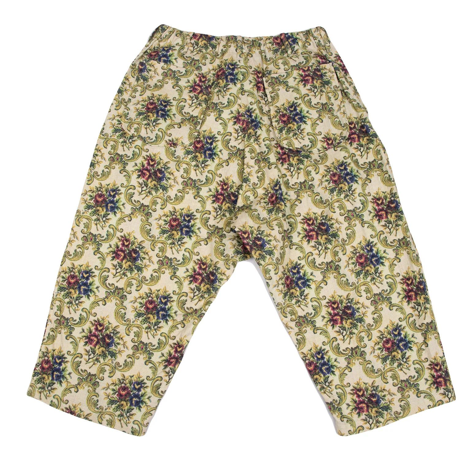 Yohji Yamamoto Yohji Yamamoto Cotton Floral Print Wide Pants Size US 32 / EU 48 - 9 Thumbnail