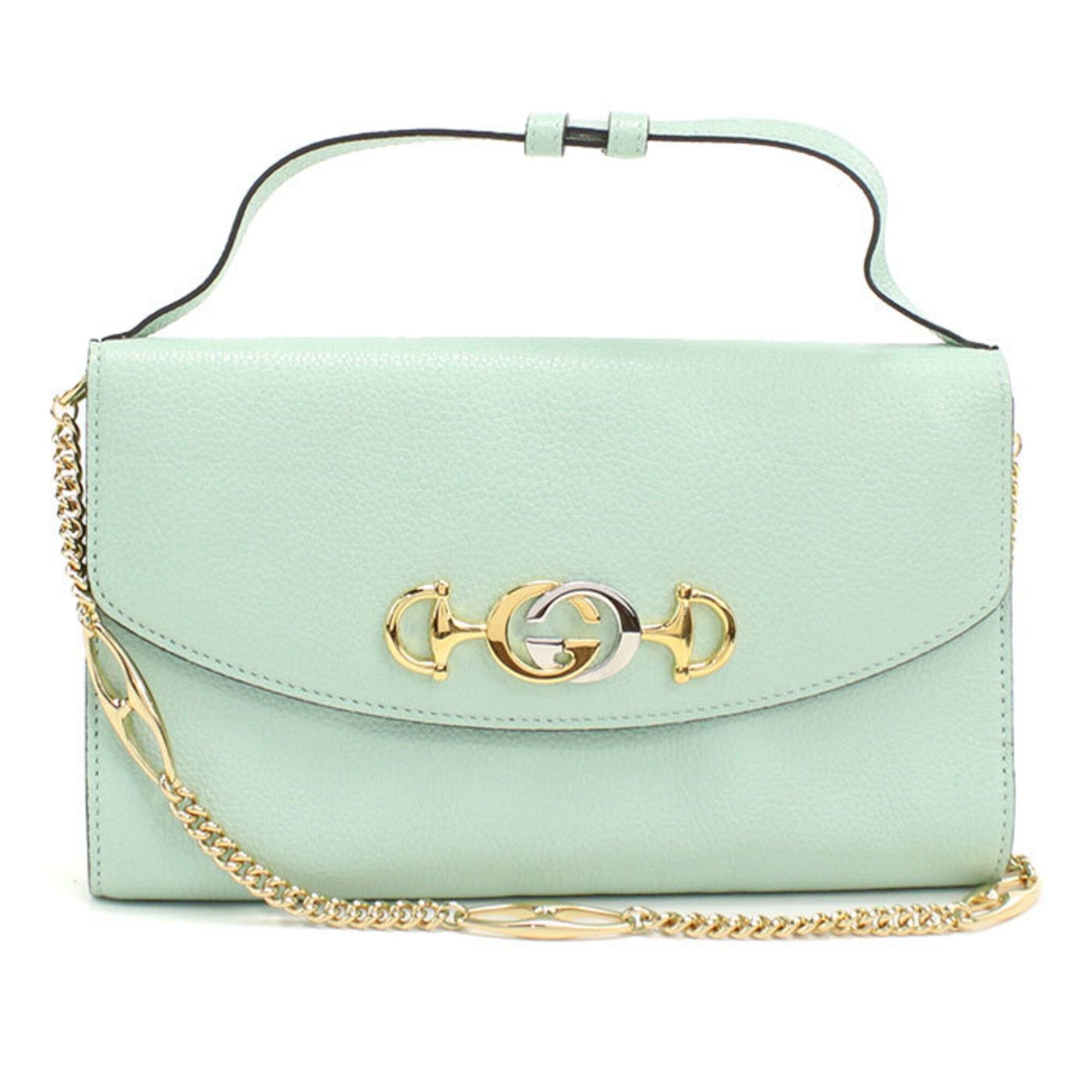 Gucci GUCCI handbag 572375 2WAY Zumi women's green Size ONE SIZE - 1 Thumbnail