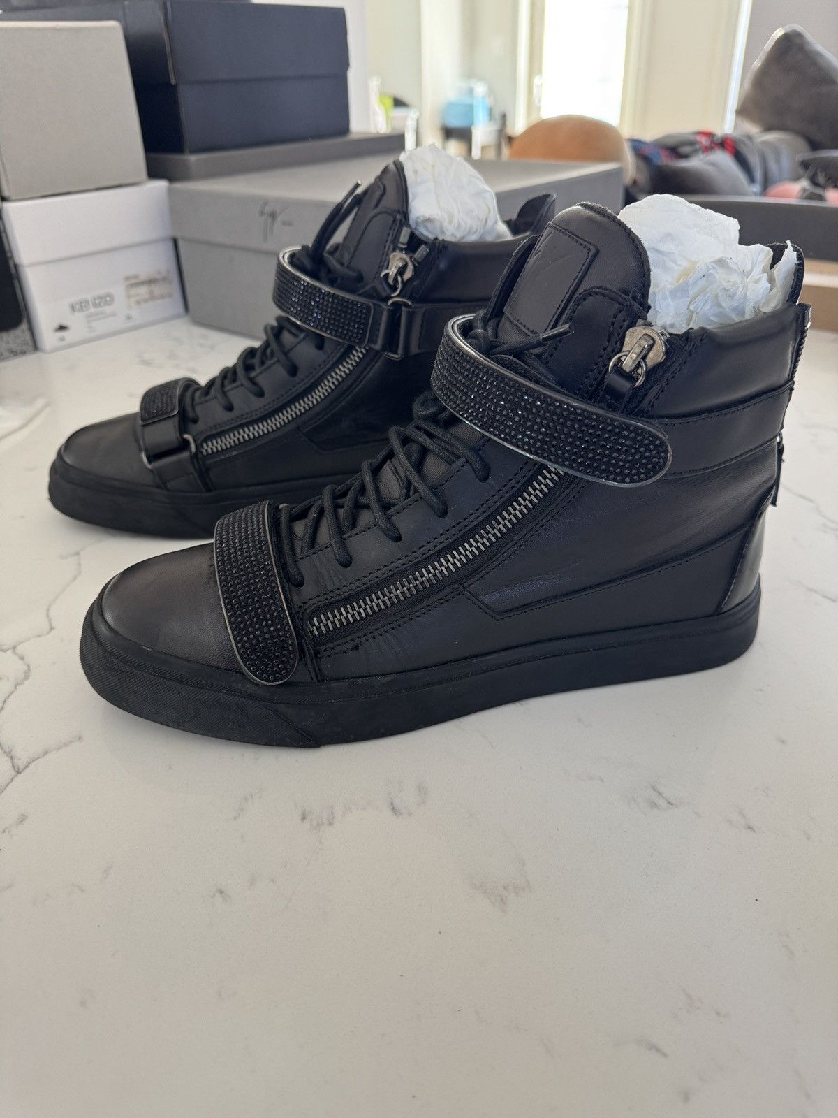 Giuseppe Zanotti Swarovski crystal sneakers Giuseppe Zanotti Men main image 2