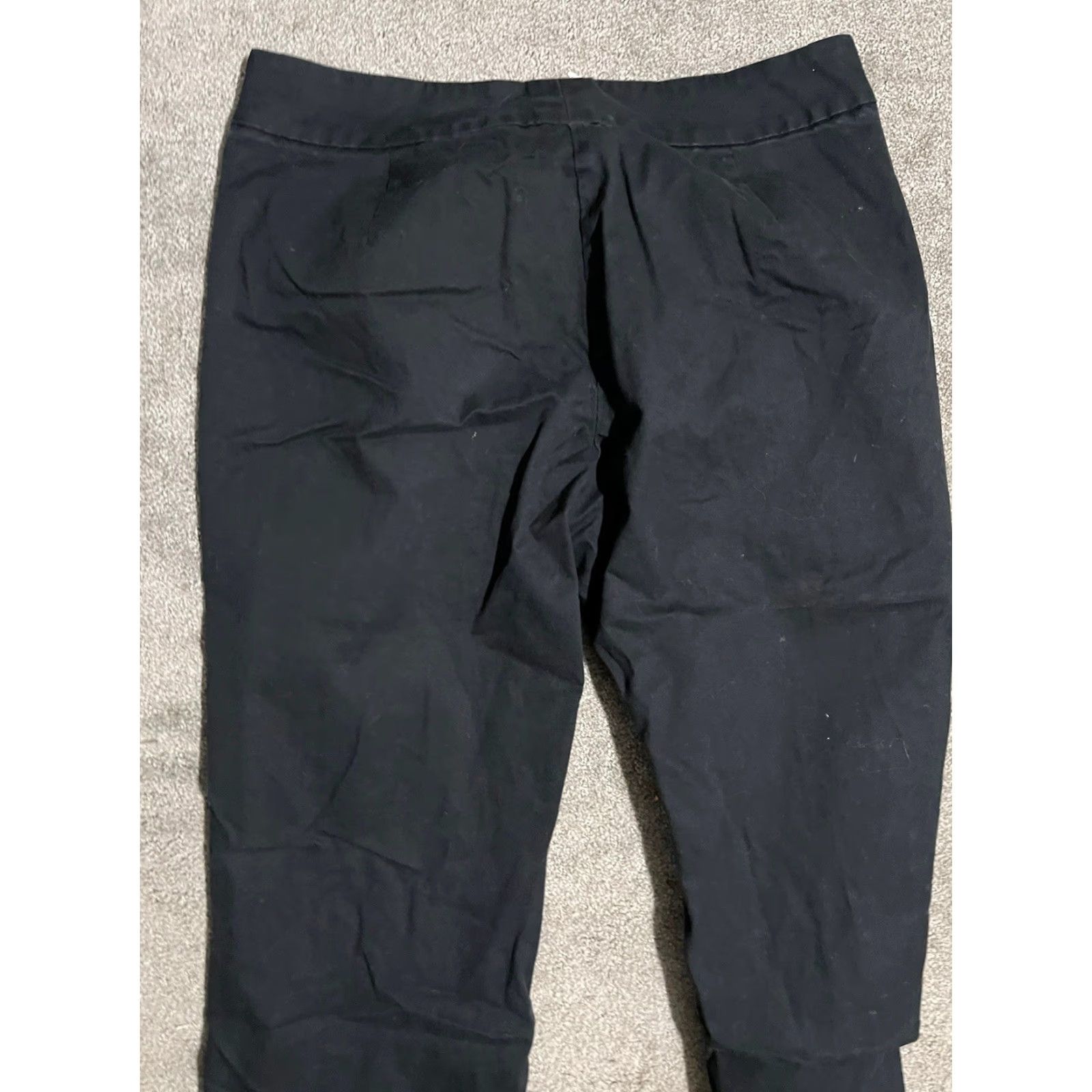 Old Navy Vintage Old Navy Women's Cotton Blend Chino Pants Black Size 10 Straight Leg Casual Size 32" / US 10 / IT 46 - 4 Thumbnail