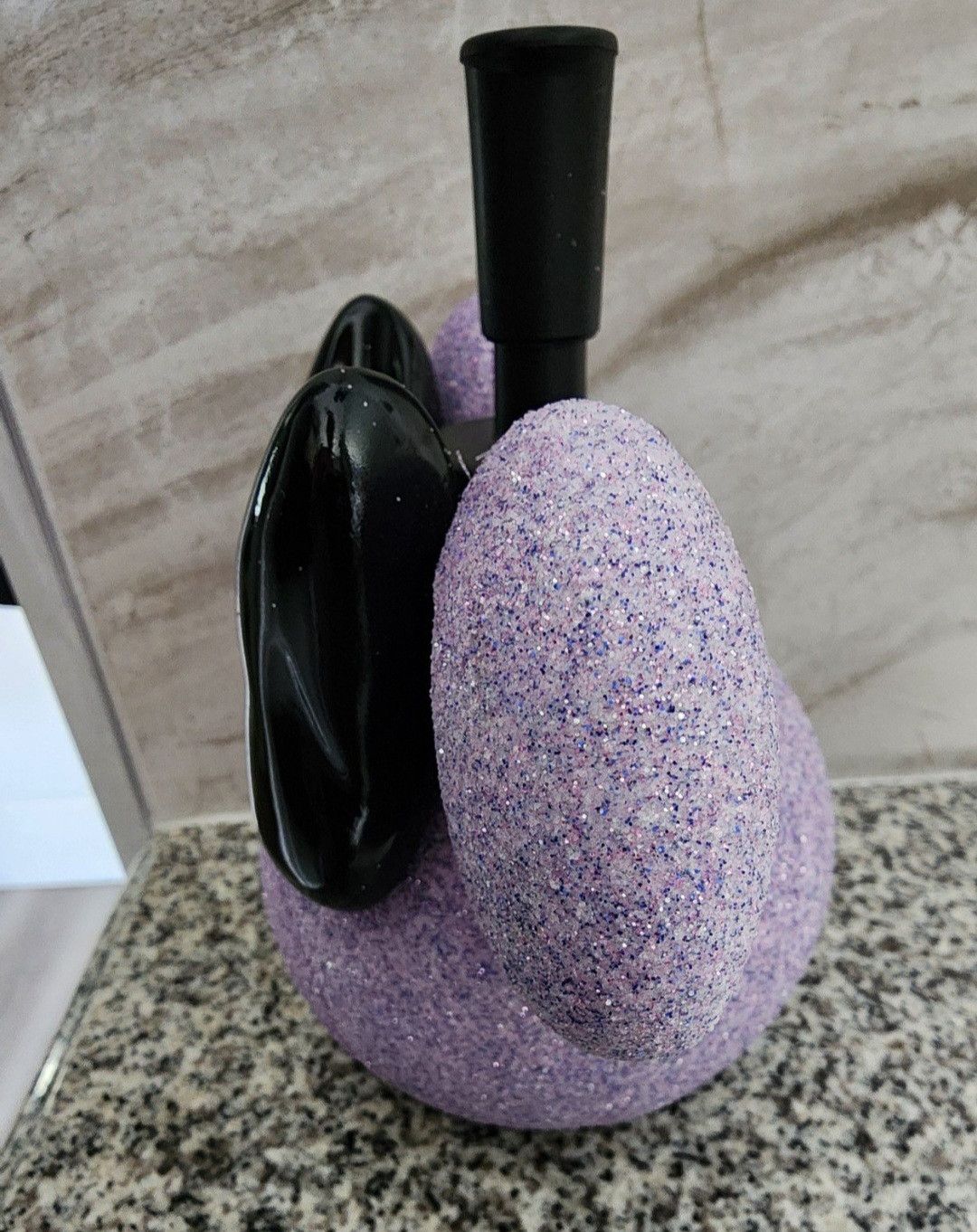 Disney NWT Disney Minnie Mouse Purple Glitter Pump Dispenser 6 Inch Size ONE SIZE - 2 Thumbnail