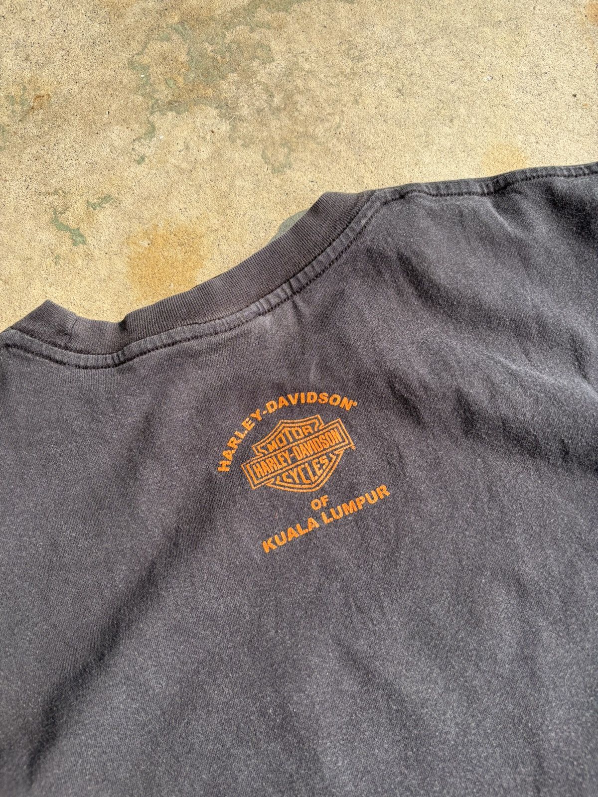 Harley Davidson Vintage 90s Harley Davidson Kuala Lumpur Malaysia Logo Tee Size US L / EU 52-54 / 3 - 5 Thumbnail