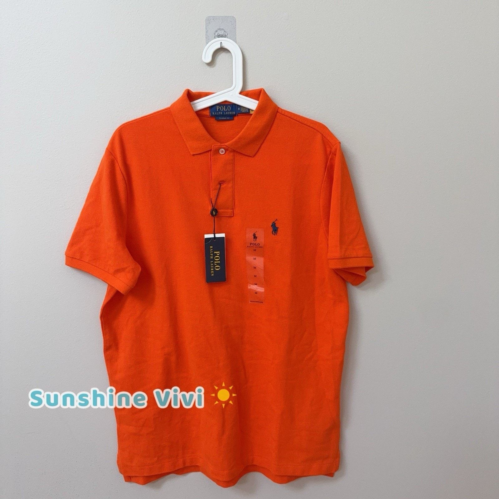 Polo Ralph Lauren NWT Polo Ralph Lauren Classic Fit Polo Shirt Men's M Orange Size US M / EU 48-50 / 2 - 1 Thumbnail