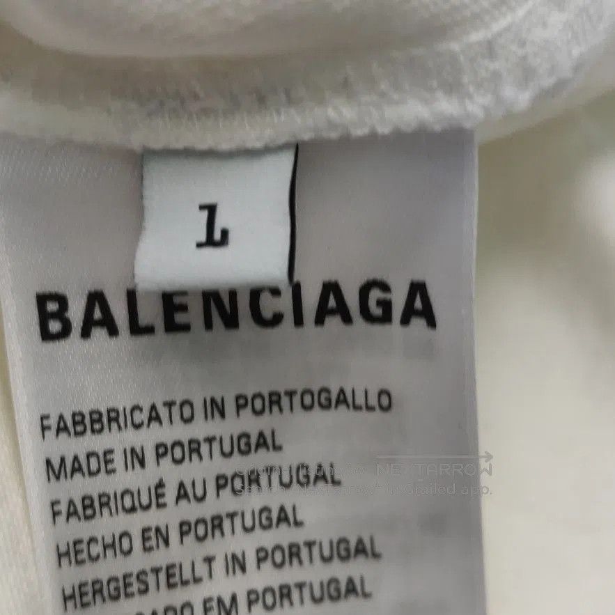Balenciaga Balenciaga XS Cotton 'CHAMPS ELYSEES' Crew Neck T-Shirt. Size US XS / EU 42 / 0 - 7 Thumbnail