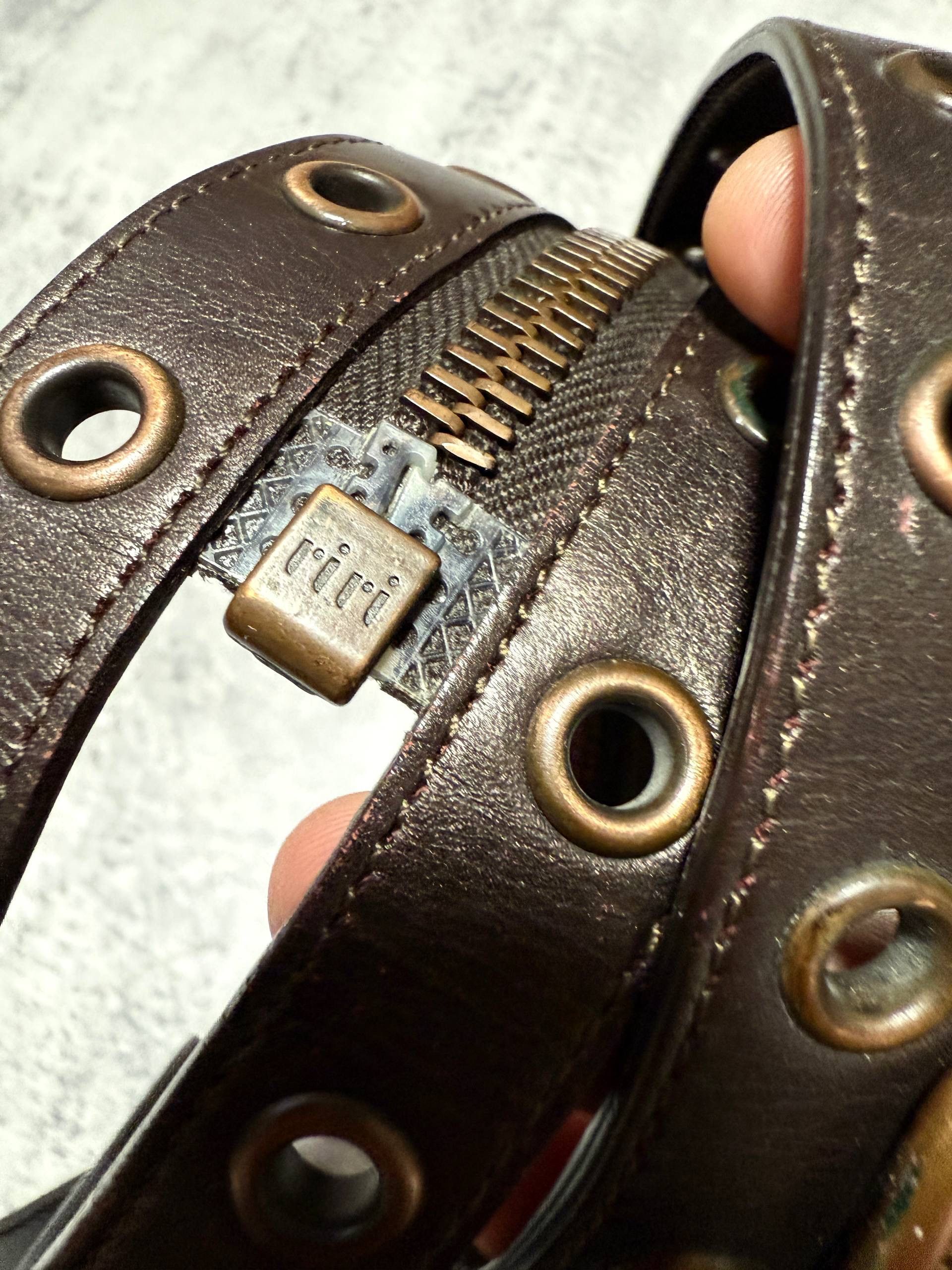 Celine Archive Celine Zipper Belt Size ONE SIZE - 4 Thumbnail