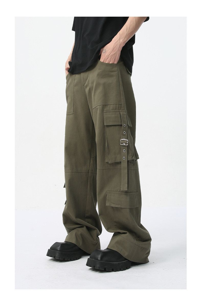 Japanese Brand Men's Cargo Pants Multi Pocket Size US 33 - 4 Thumbnail
