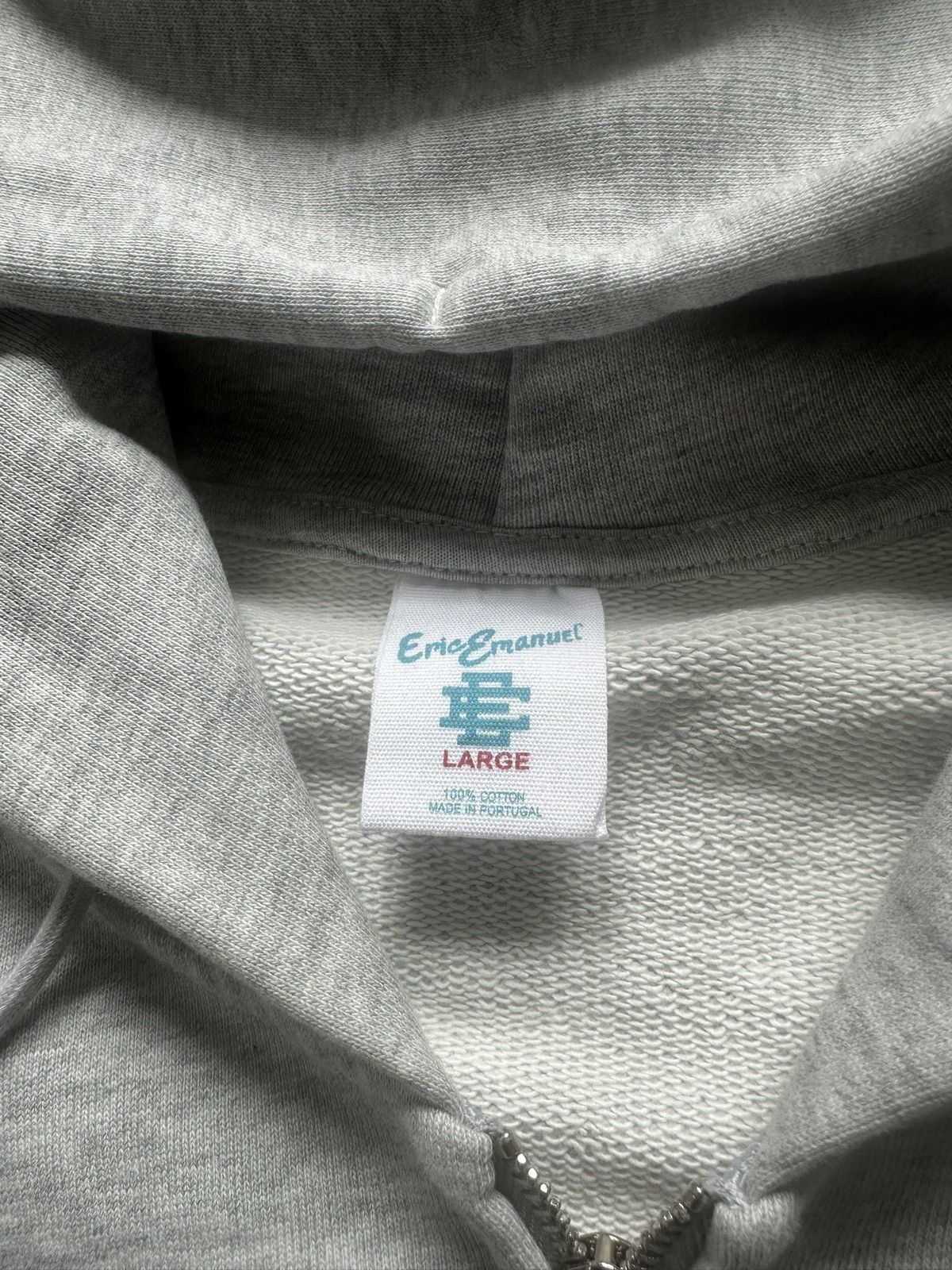 Eric Emanuel Eric Emanuel Basic Zip-Up Hoodie Grey Size US L / EU 52-54 / 3 - 4 Thumbnail