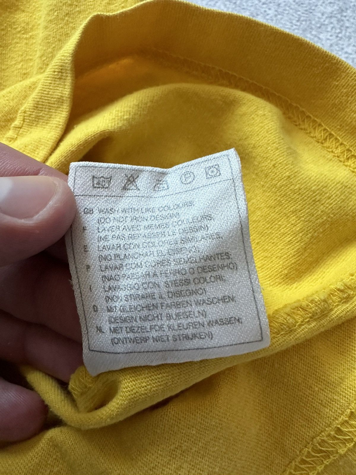 Nike × Vintage T-shirt Nike Vintage Streetwear size S Yellow Size US S / EU 44-46 / 1 - 11 Thumbnail