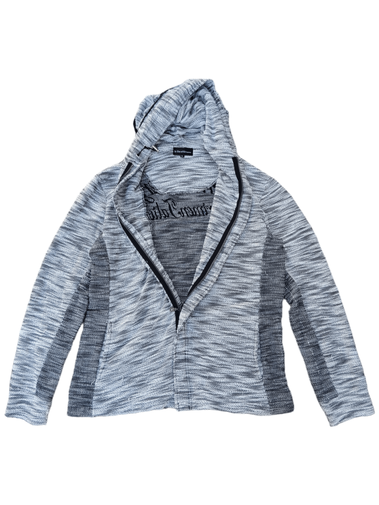 In The Attic In the attic grey blood zipper hoodie Size US L / EU 52-54 / 3 - 3 Thumbnail