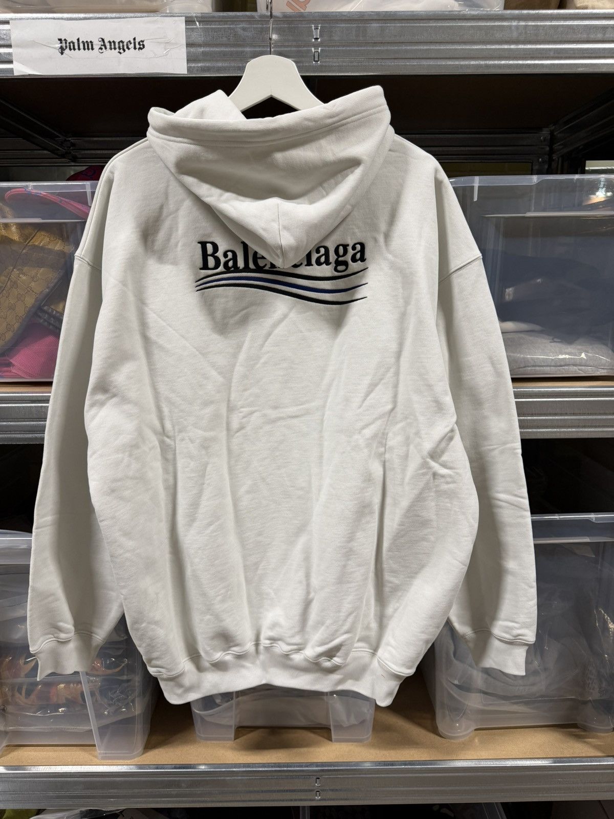 Balenciaga Balenciaga Campaign Political Embroidery Hoodie NEW 1300$ Size US M / EU 48-50 / 2 - 1 Thumbnail