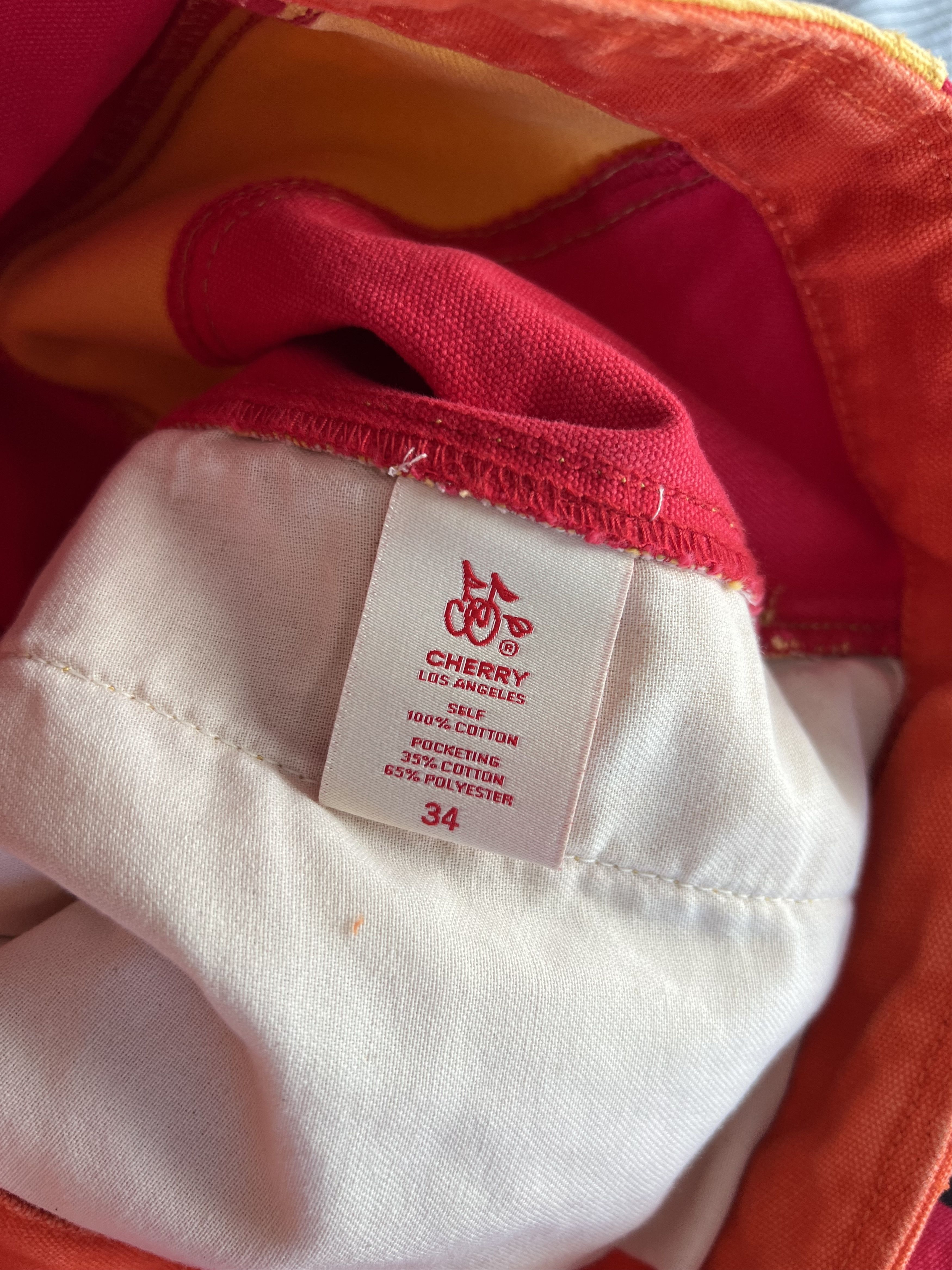 Cherry LA × Fox Racing Cherry LA Fox Racing Moto Pants in Orange Red Size US 34 / EU 50 - 9 Thumbnail