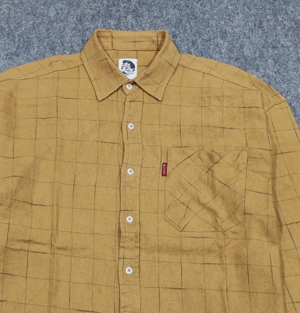 Japanese Brand × Vintage Yellow 🌼 Vintage Mccoy Industry shirt Size US XL / EU 56 / 4 - 2 Thumbnail