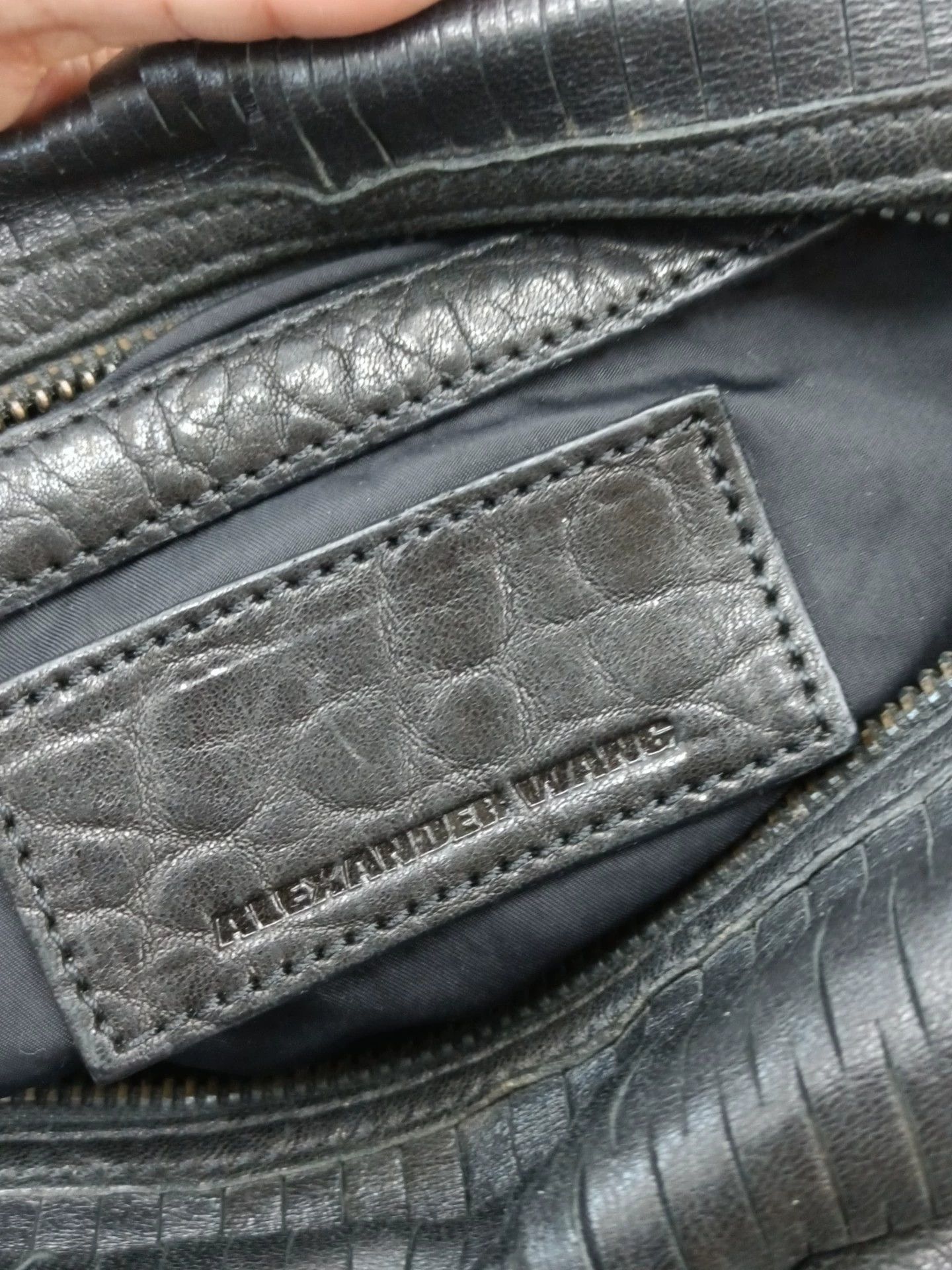 Alexander Wang Alexander Wang Black Fringe-Bottom Studded Handbag Size ONE SIZE - 9 Thumbnail
