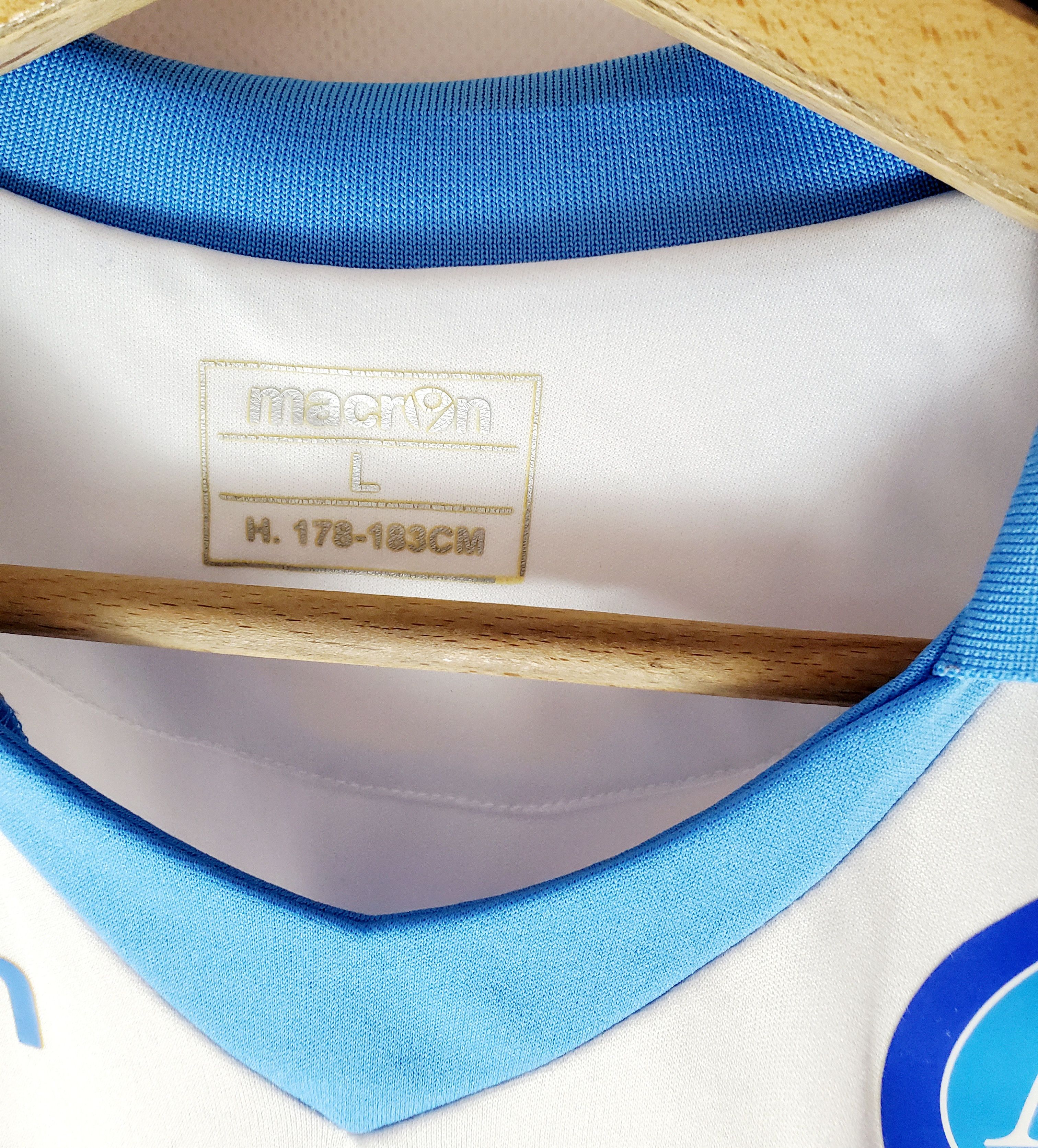 Macron NAPOLI ITALY 2014/2015 AWAY FOOTBALL JERSEY MACRON SIZE L Size US L / EU 52-54 / 3 - 3 Thumbnail