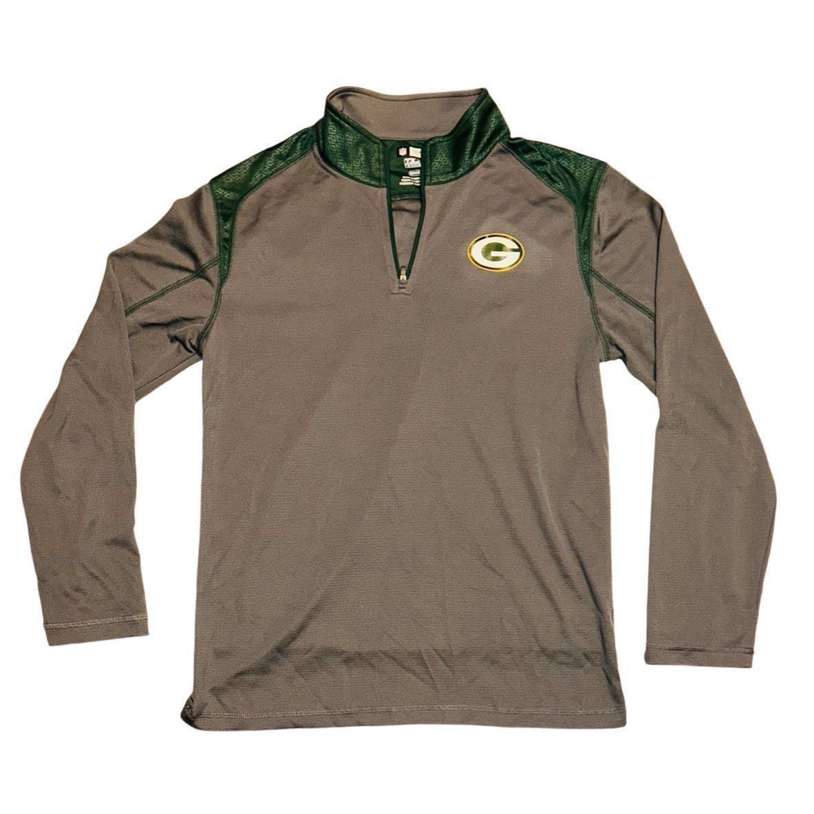 NFL NFL Green Bay Packers 1/4 Zip Pullover Shirt Mens Medium Lig Size US M / EU 48-50 / 2 - 1 Thumbnail