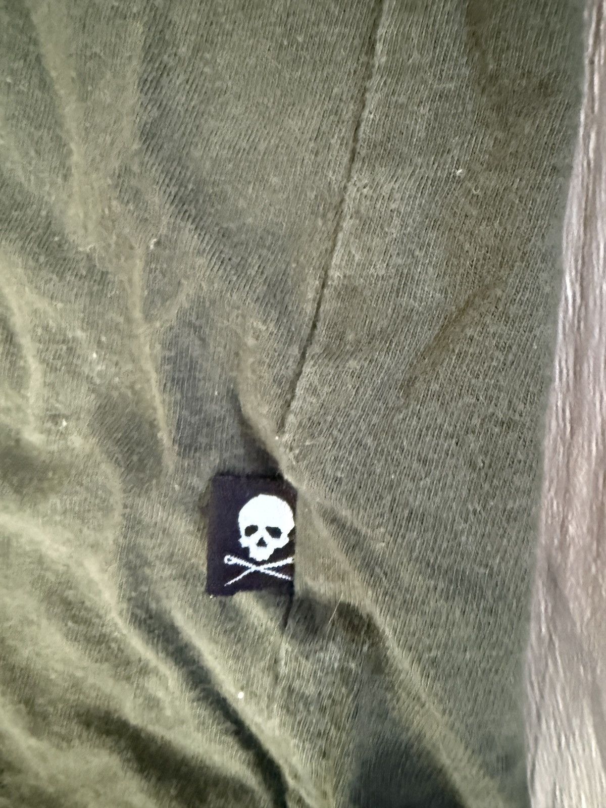 Japanese Brand × Vintage Y2K Skull Shirt Streetwear Vintage Military Camo Graphic T Size US XL / EU 56 / 4 - 7 Thumbnail
