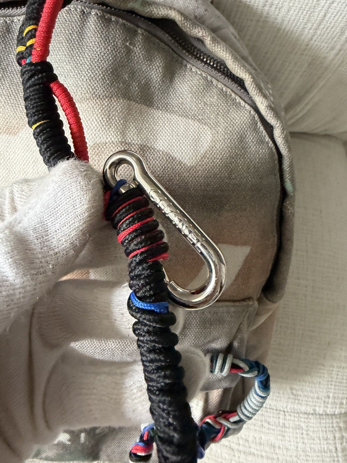 Chanel SS14 Artclass Light Grey Canvas Graffiti Backpack FULL SET Size ONE SIZE - 7 Thumbnail