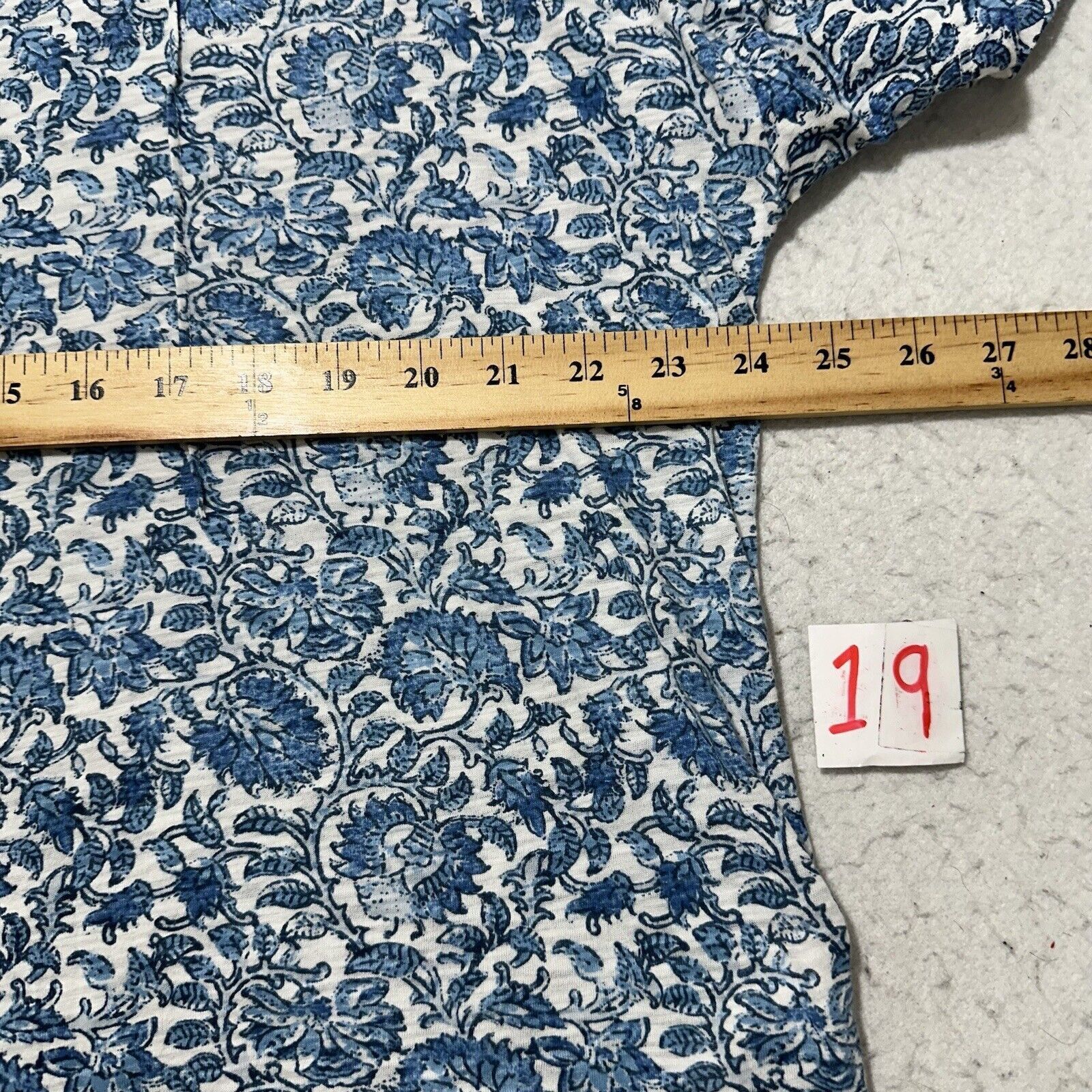 Lucky Brand Lucky Brand Large Floral Blouse Tie Front Paisley Top Size L / US 10 / IT 46 - 8 Thumbnail