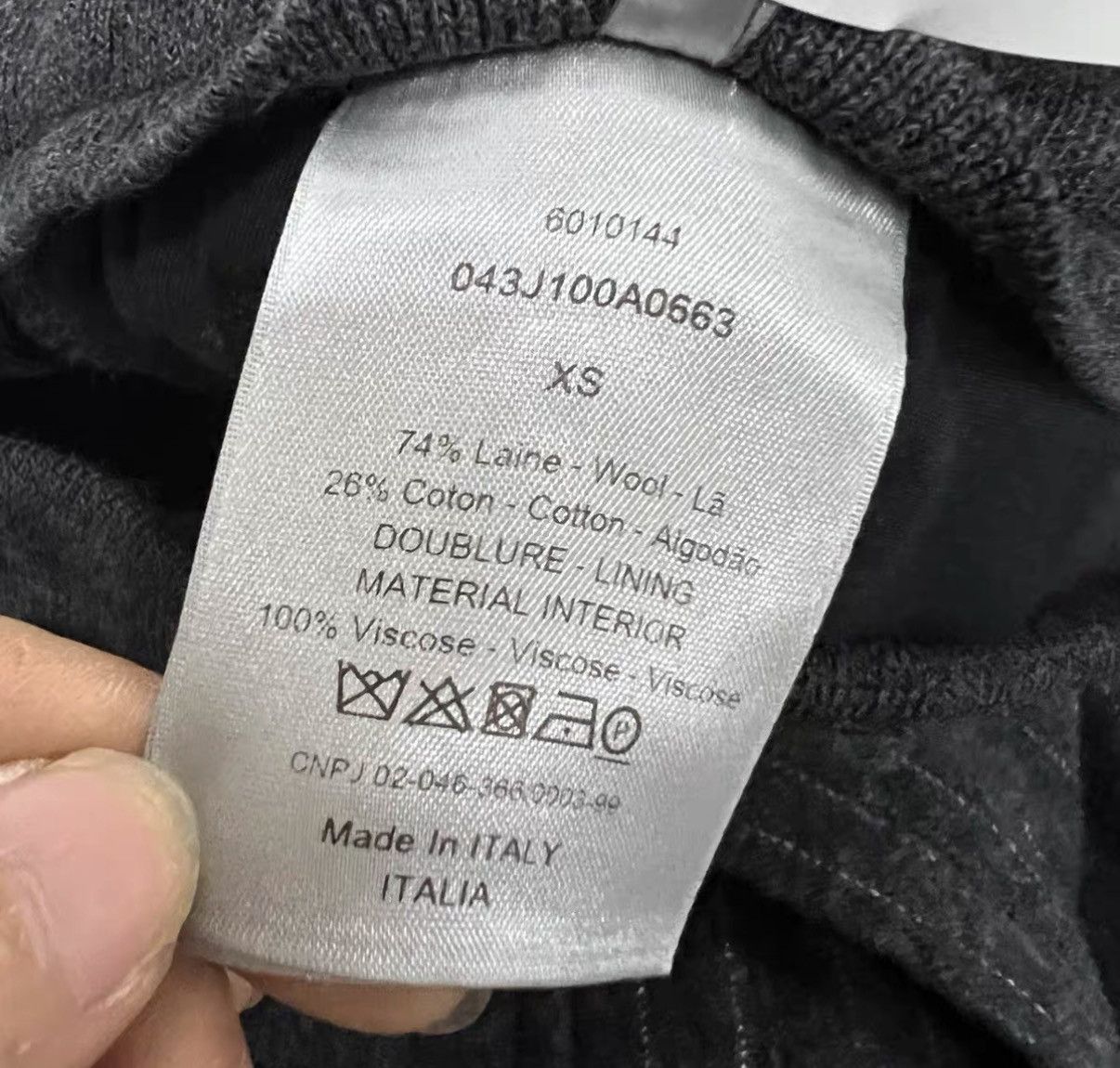 Dior Dior Striped Pants with Safety Pin Logo J41 Size 25" / US 0 / IT 36 - 4 Thumbnail