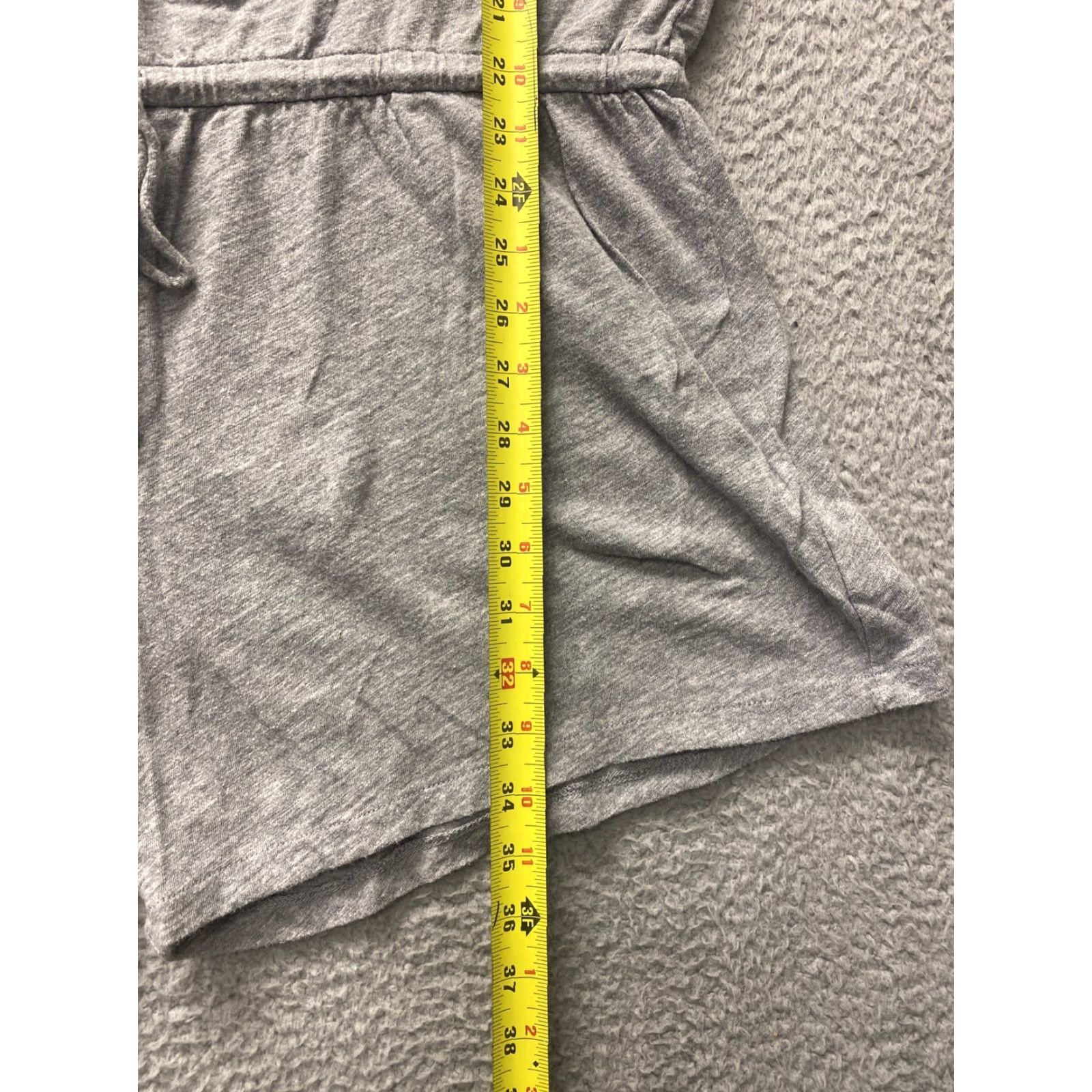 Vintage J Crew Romper Womens Medium Gray Sleeveless Button Front Pockets / 106-19 Size 36" / US 14 / IT 50 - 6 Thumbnail