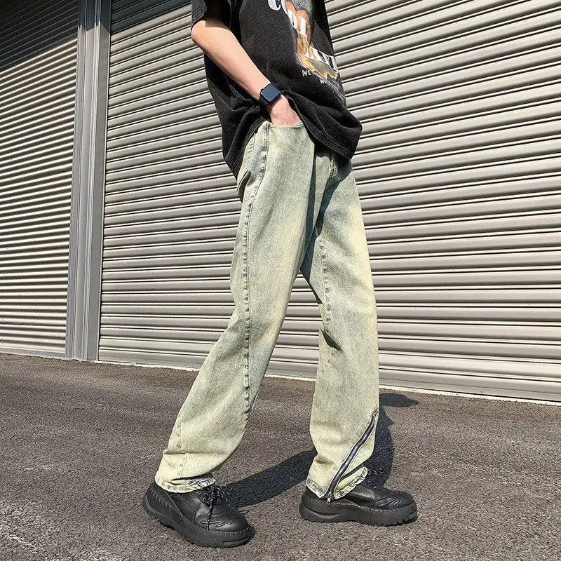 Japanese Brand Retro loose wide leg casual jeans Size US 30 / EU 46 - 4 Thumbnail