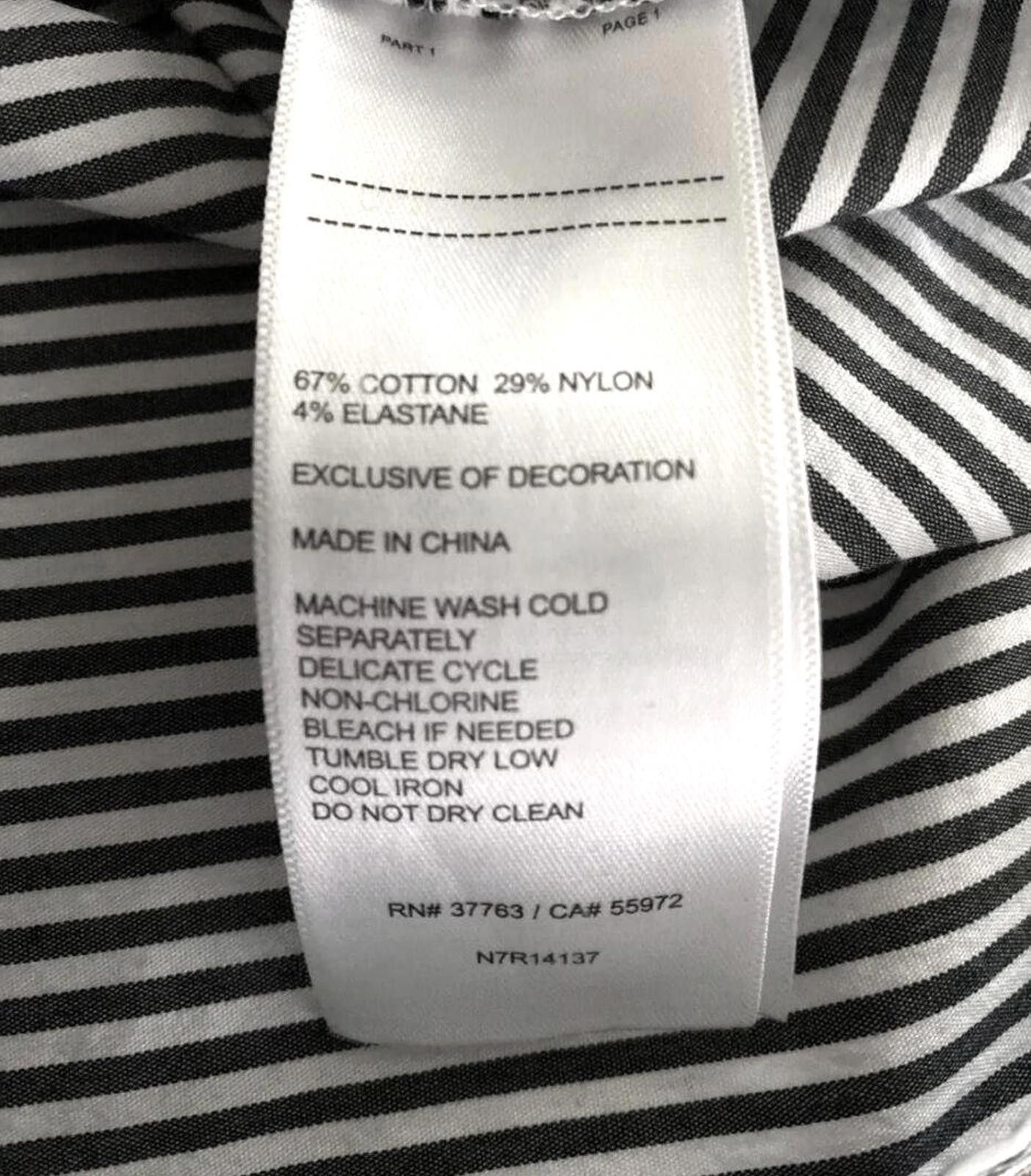 Designer Off-Shoulder Striped Ruffle Dress By Laundry size 12 Size XL / US 12-14 / IT 48-50 - 4 Thumbnail