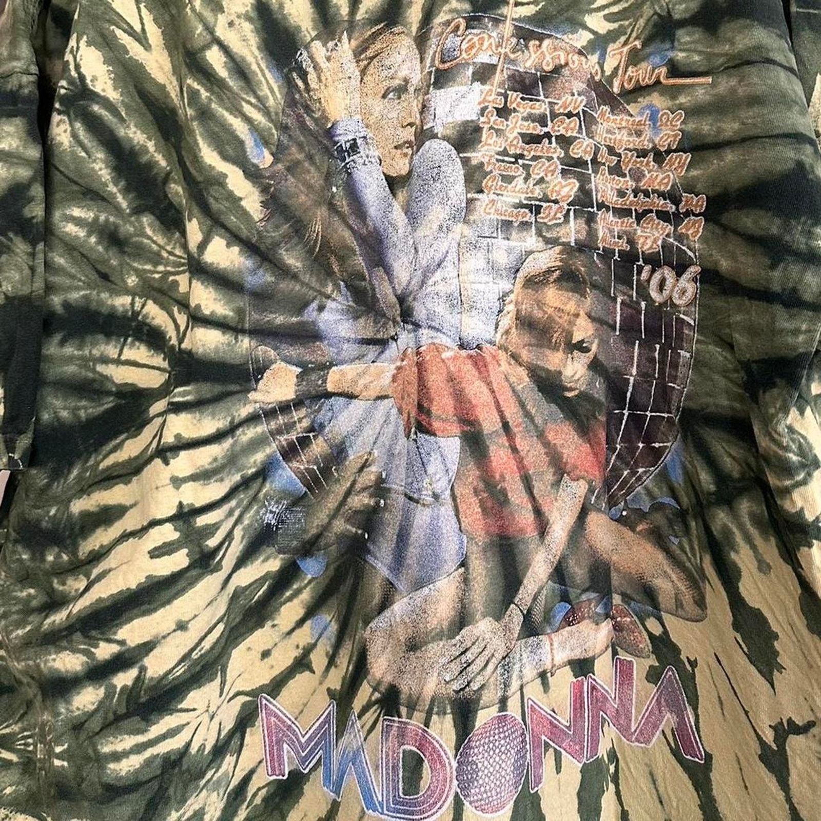 Band Tees × Rap Tees Vintage 2006 Madonna Rap Tee Shirt Size US XL / EU 56 / 4 - 6 Thumbnail