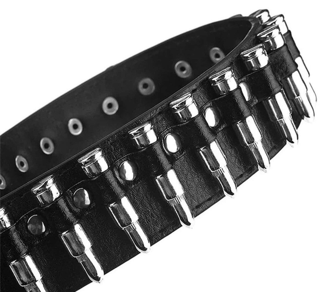 Jewelry 105cm Silver Hollow Bullet Belt Size ONE SIZE - 3 Thumbnail