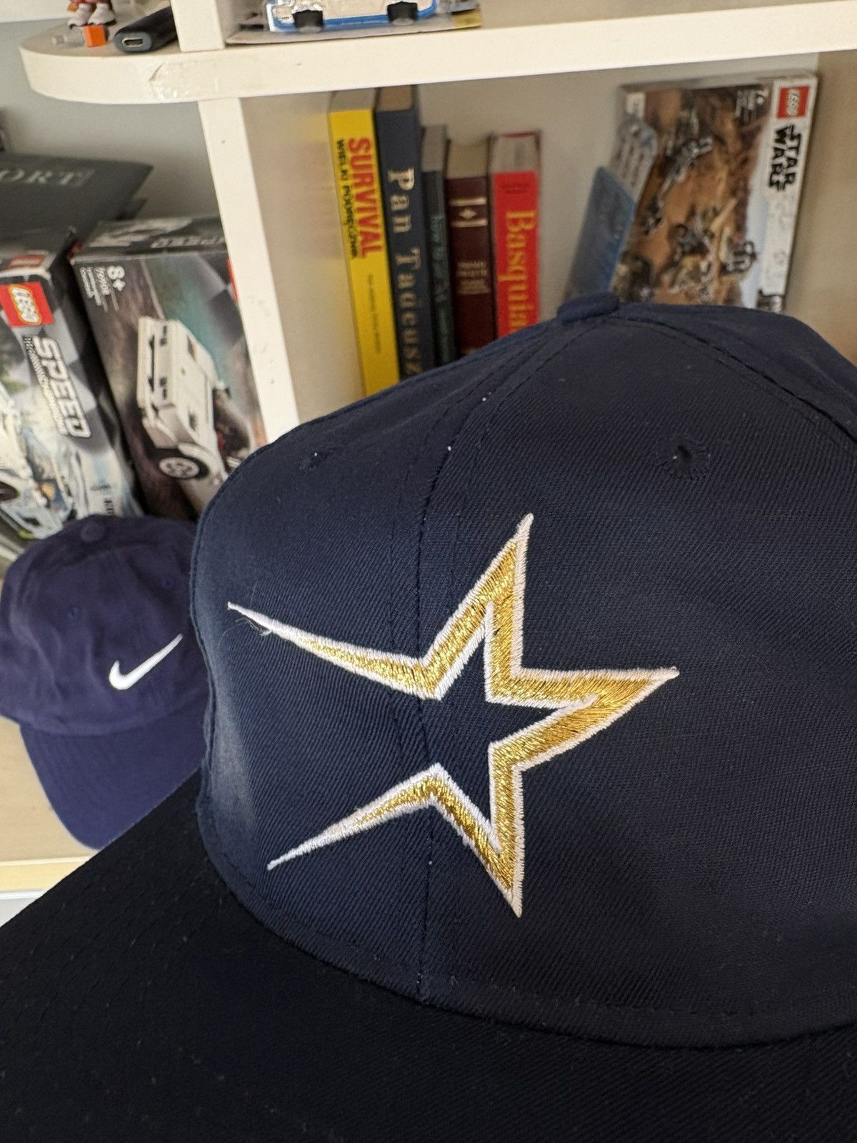 MLB 90’s Houston Astros Competitor Plain Logo MLB Snapback Hat Size ONE SIZE - 2 Thumbnail